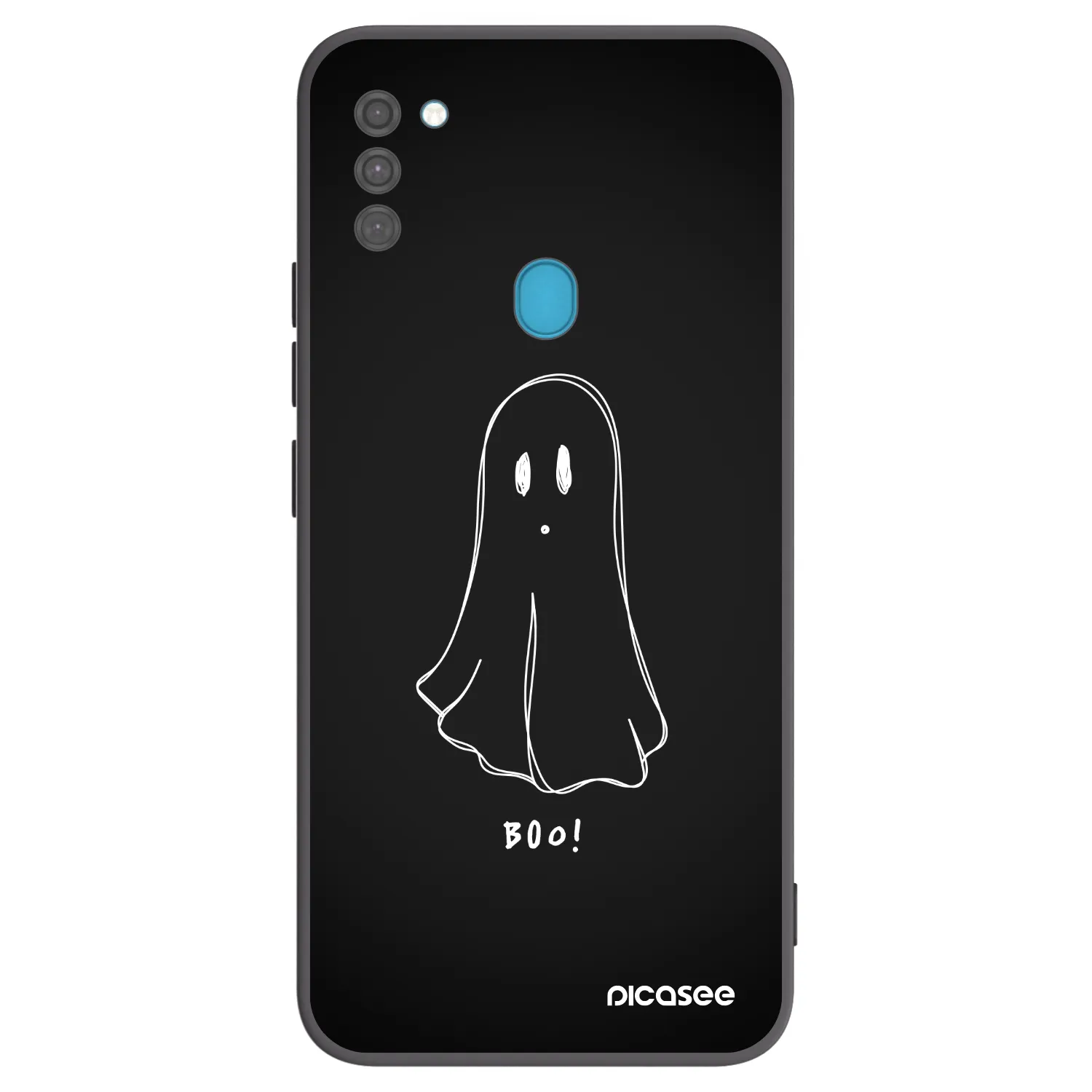 Picasee silikonový černý obal pro Samsung Galaxy M11 - Ghost 2