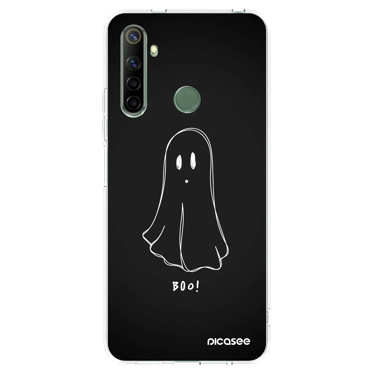 Picasee silikonový průhledný obal pro Realme 6i - Ghost 2