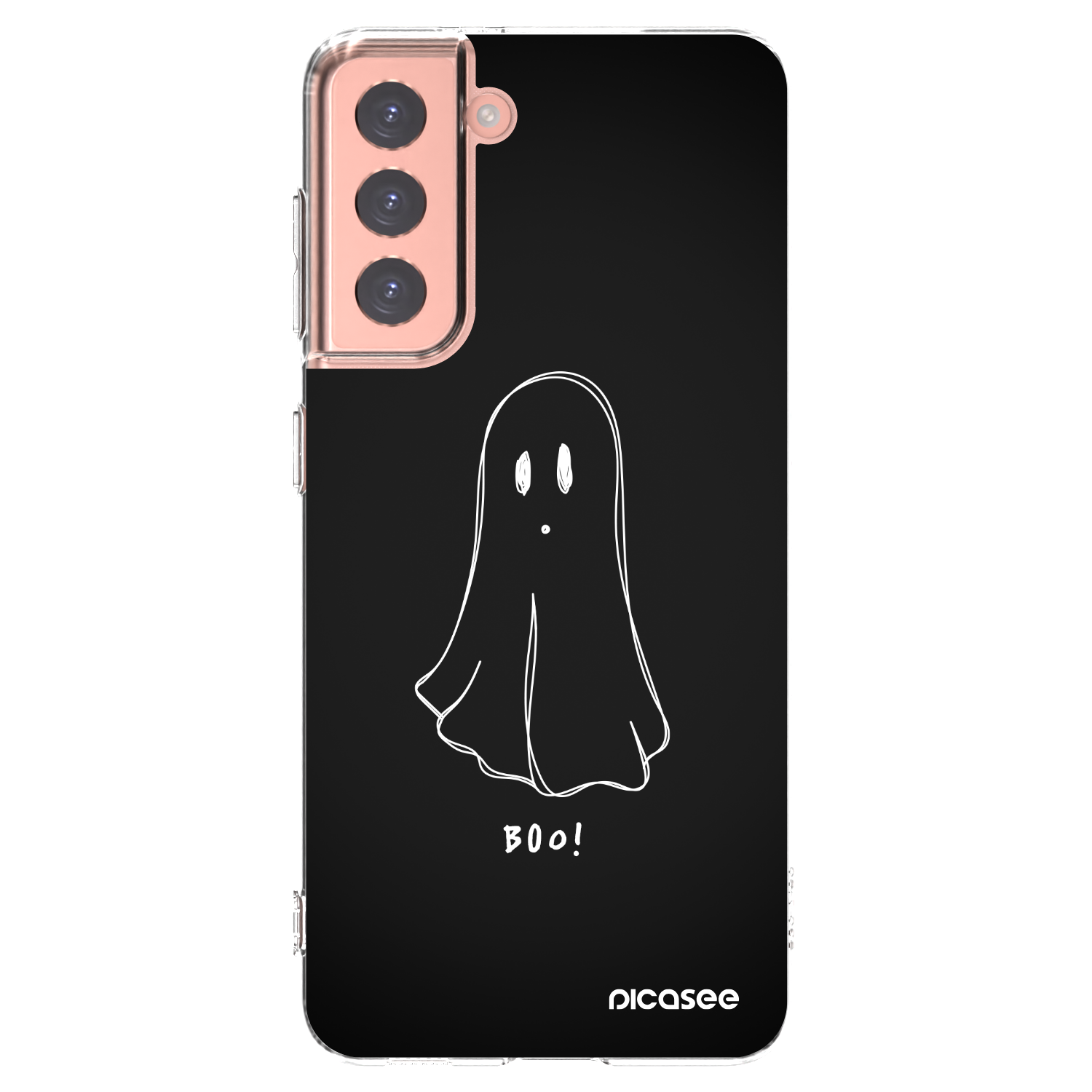 Picasee silikonový průhledný obal pro Samsung Galaxy S21 5G G991B - Ghost 2