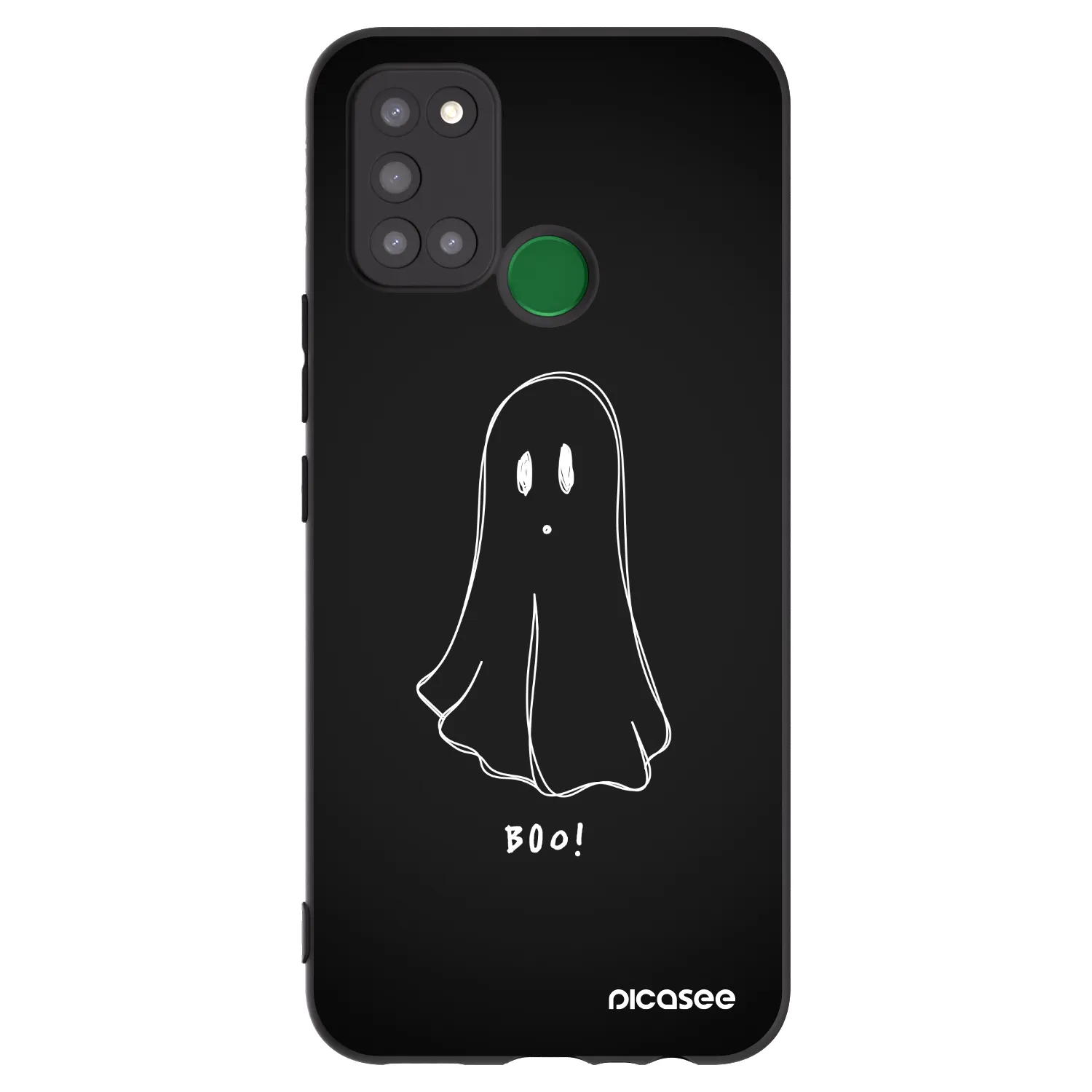 Picasee silikonový černý obal pro Realme 7i - Ghost 2