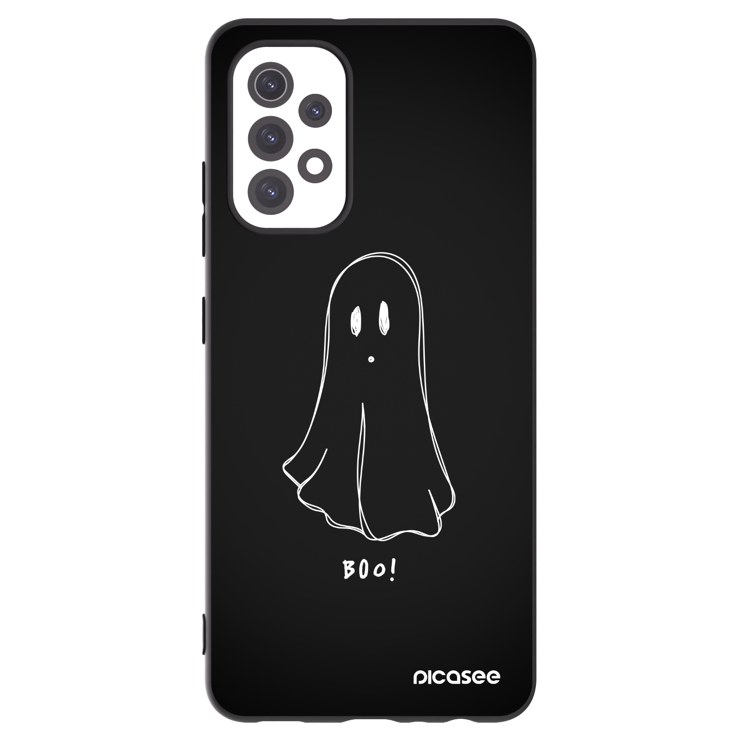 Picasee silikonový černý obal pro Samsung Galaxy A32 5G A326B - Ghost 2