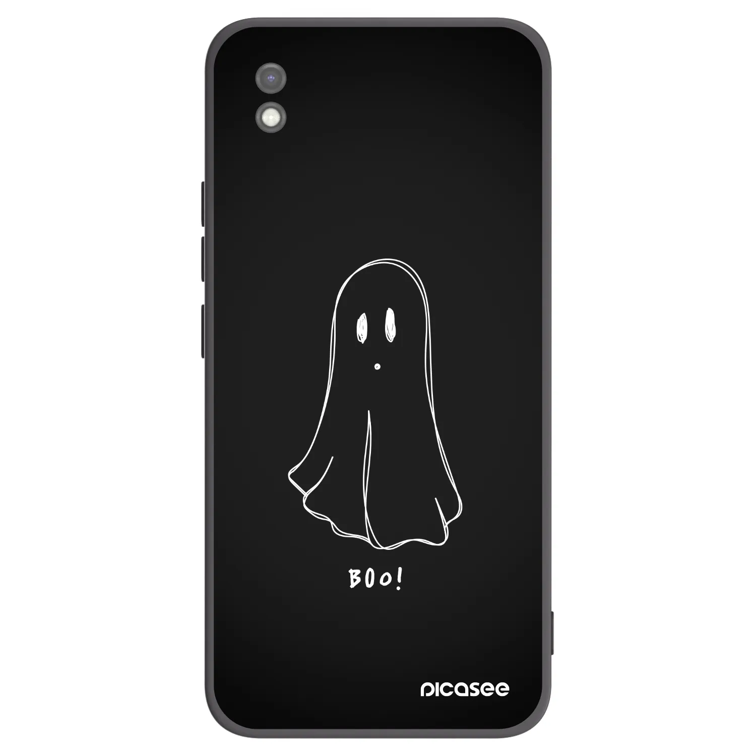 Picasee silikonový černý obal pro Xiaomi Redmi 9AT - Ghost 2