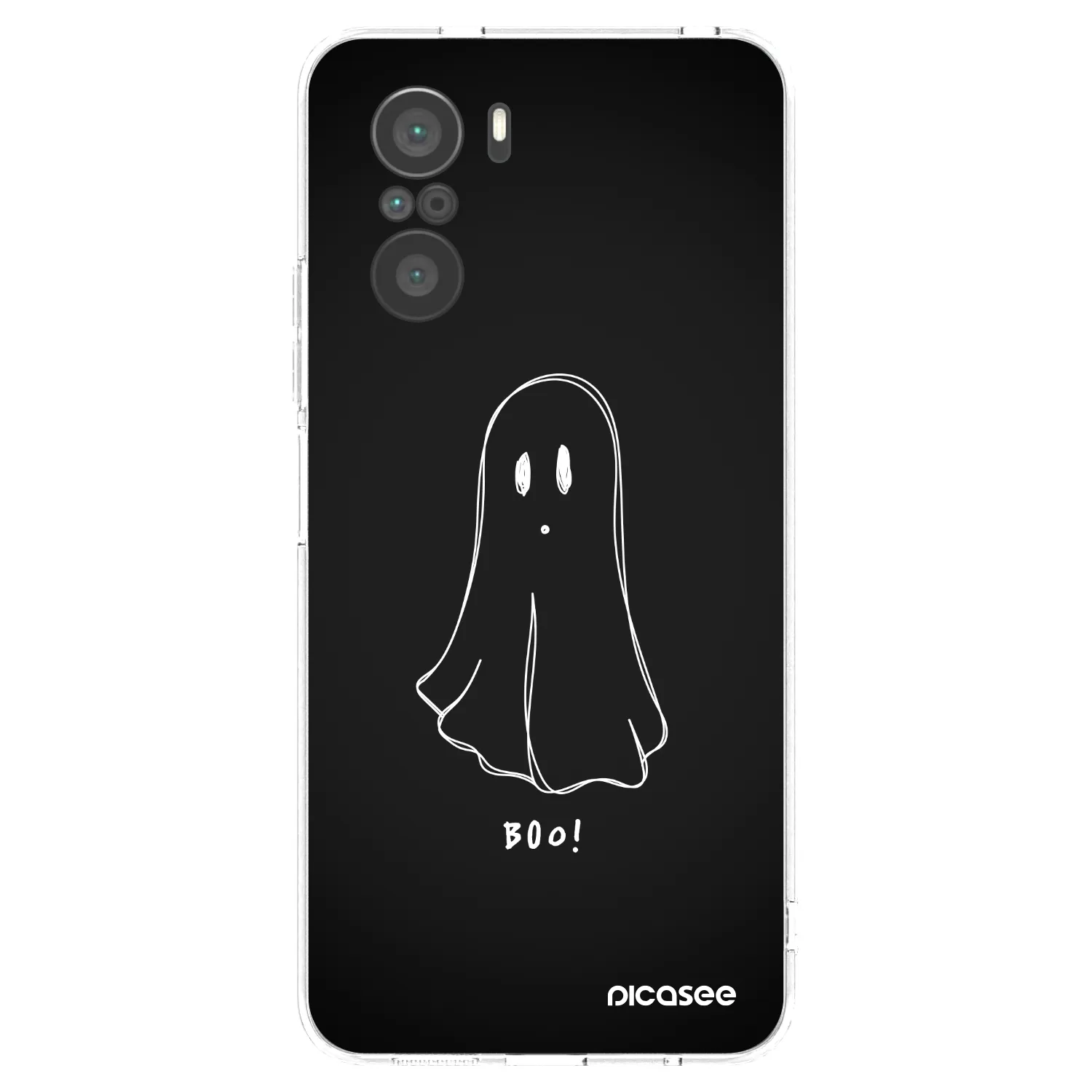 Picasee silikonový průhledný obal pro Xiaomi Poco F3 - Ghost 2