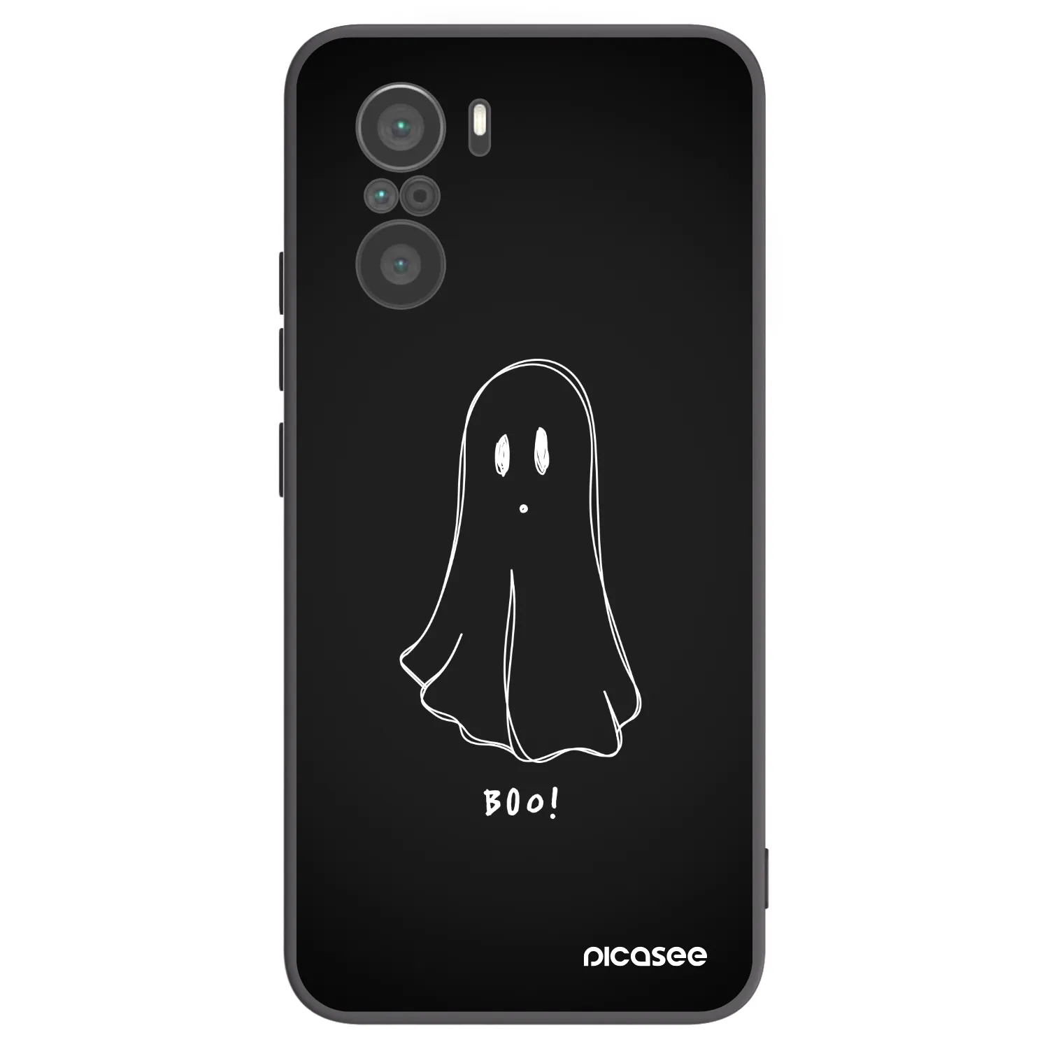 Picasee silikonový černý obal pro Xiaomi Poco F3 - Ghost 2