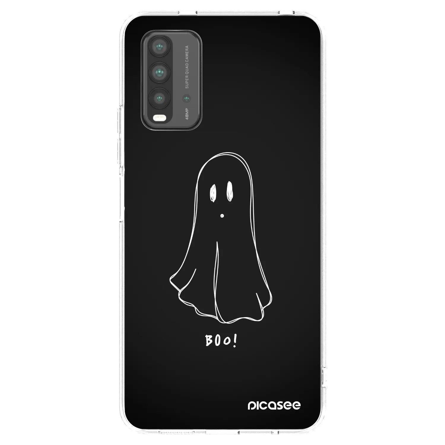Picasee silikonový černý obal pro Xiaomi Redmi 9T - Ghost 2
