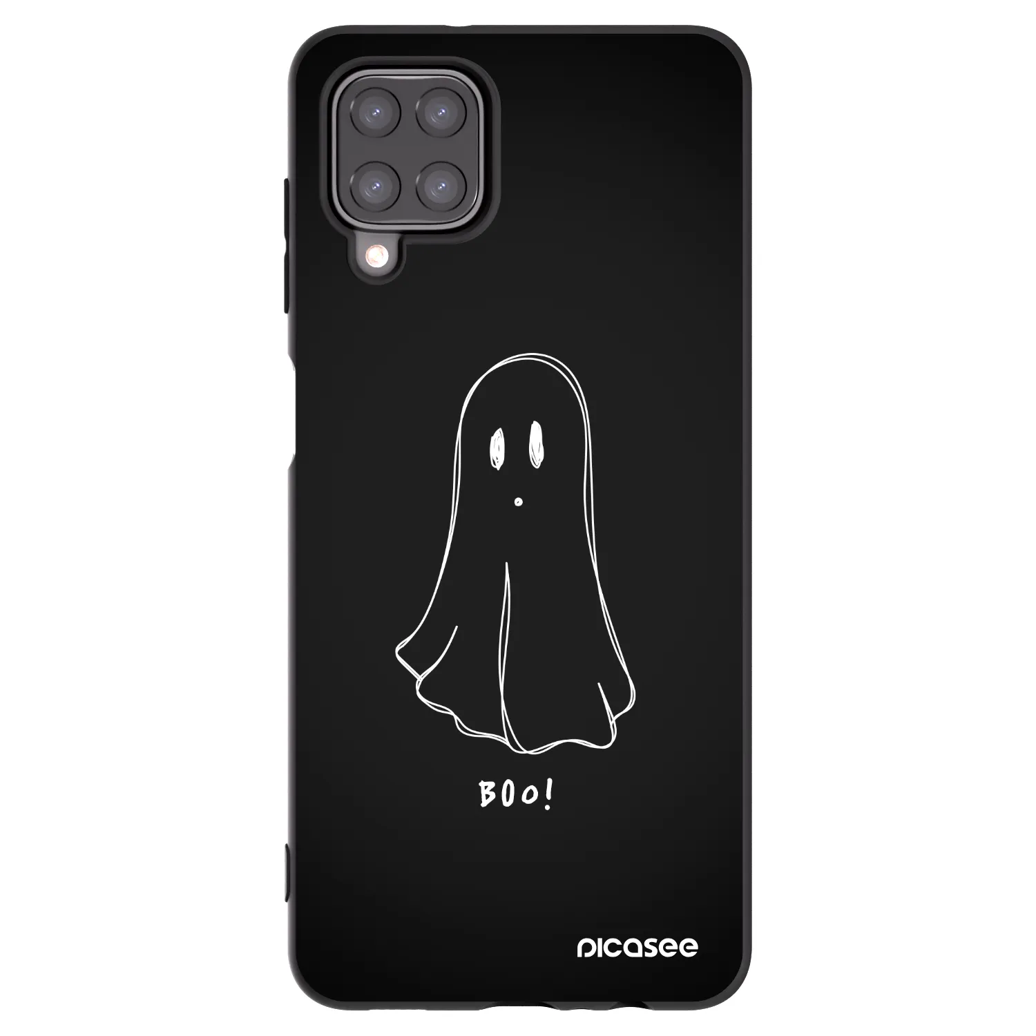Picasee silikonový černý obal pro Samsung Galaxy M12 M127F - Ghost 2