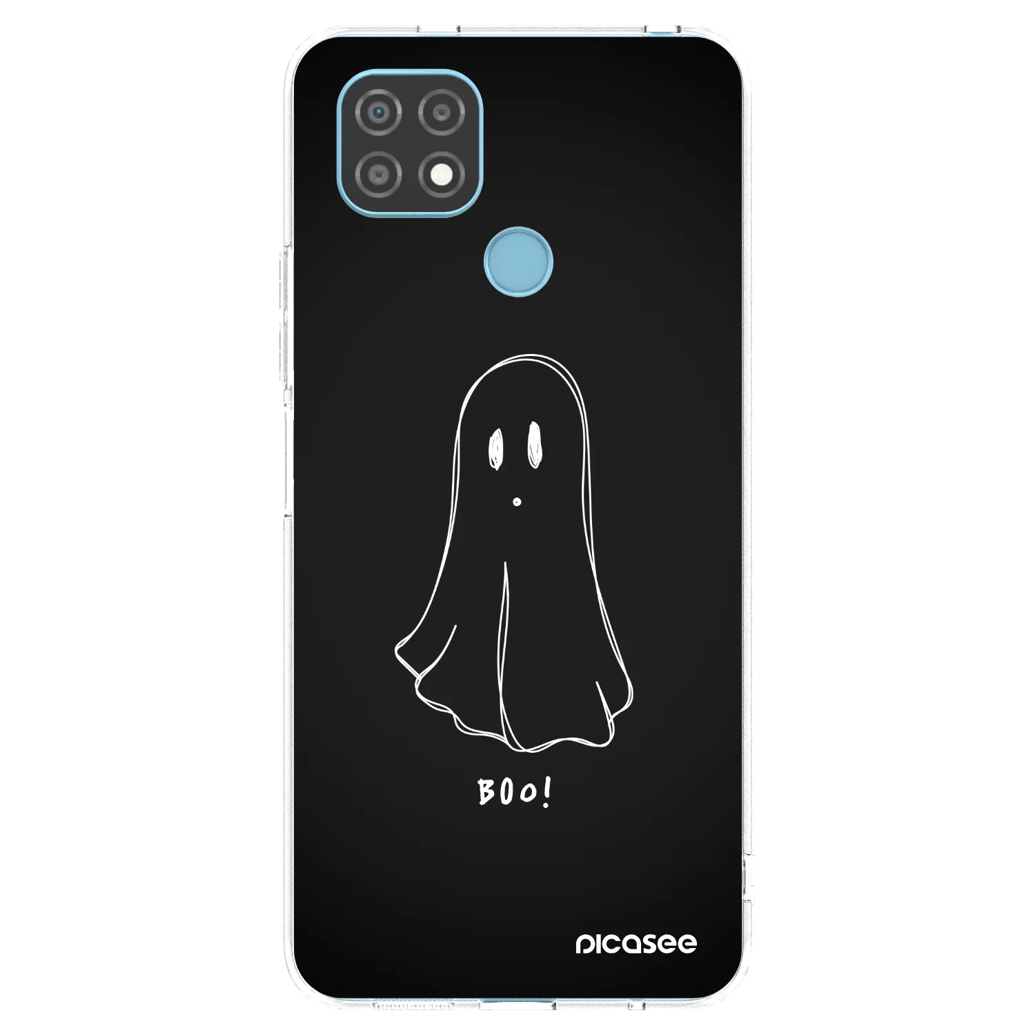 Picasee silikonový průhledný obal pro Realme C21 - Ghost 2