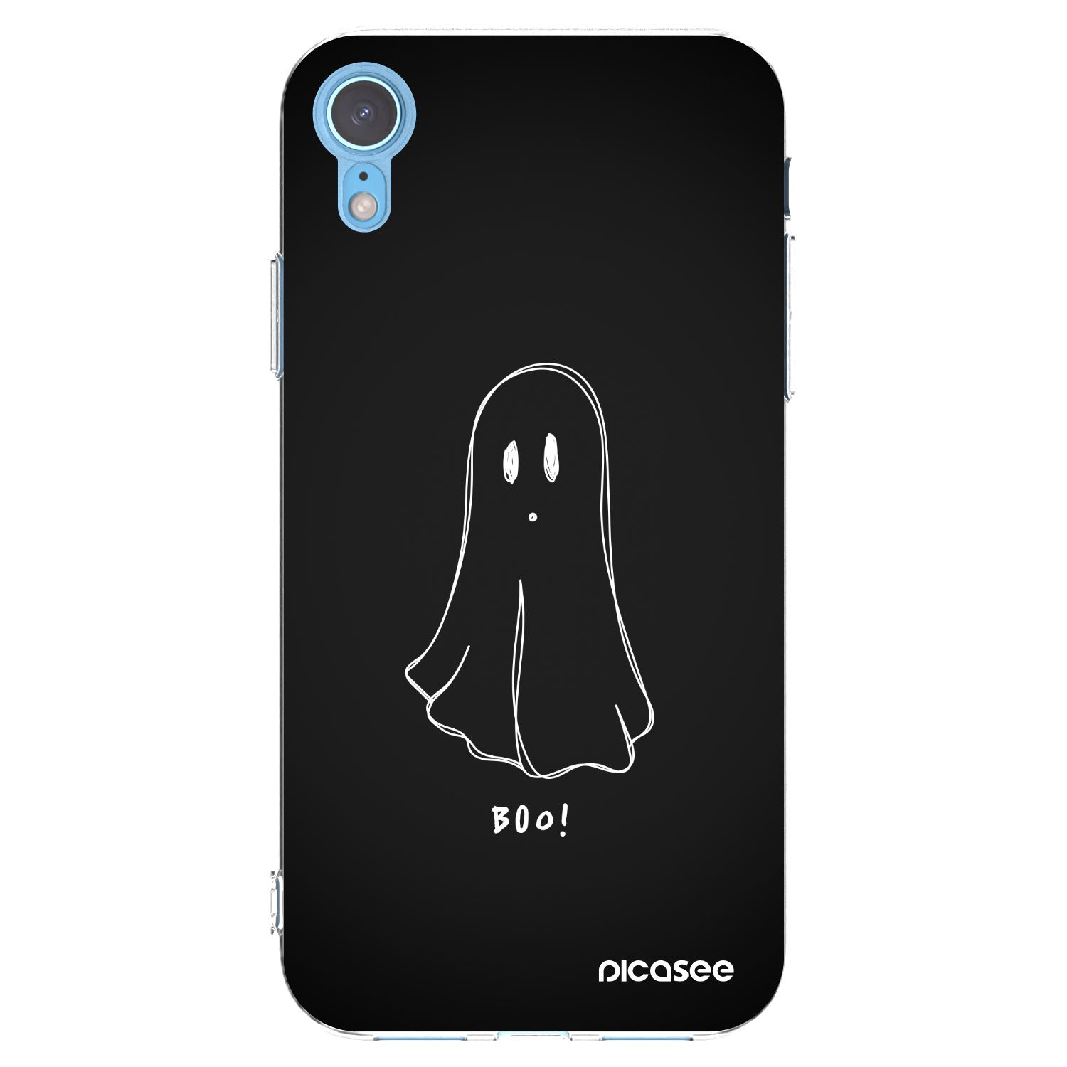 Picasee silikonový průhledný obal pro Apple iPhone XR - Ghost 2