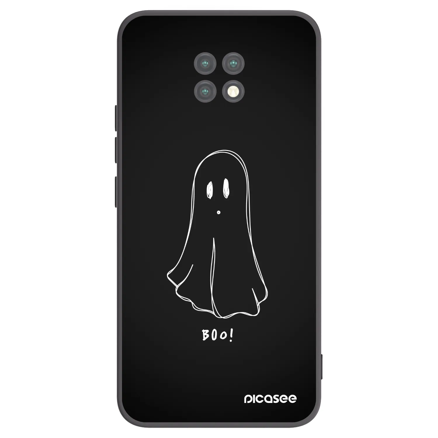 Picasee silikonový černý obal pro Xiaomi Redmi Note 9T - Ghost 2