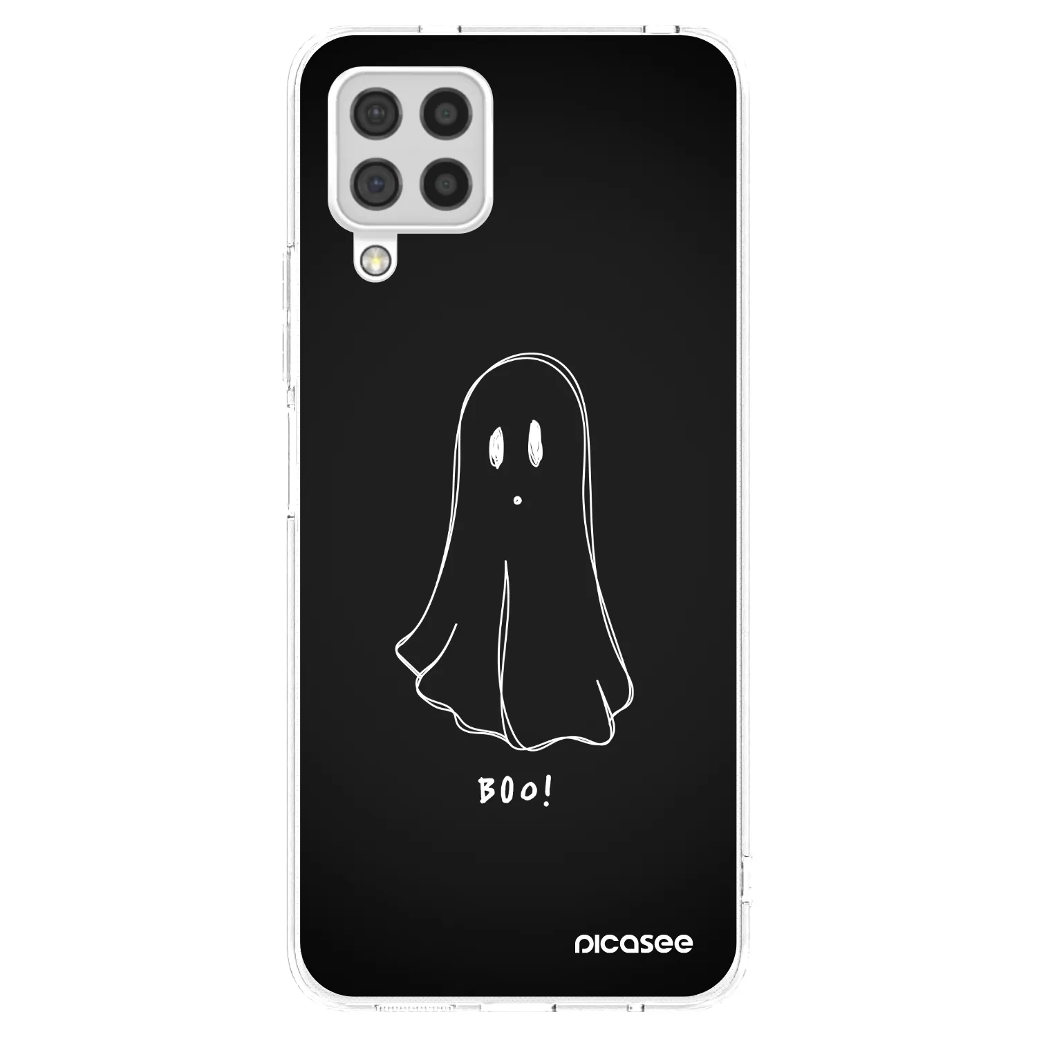 Picasee silikonový průhledný obal pro Samsung Galaxy A22 A225F 4G - Ghost 2