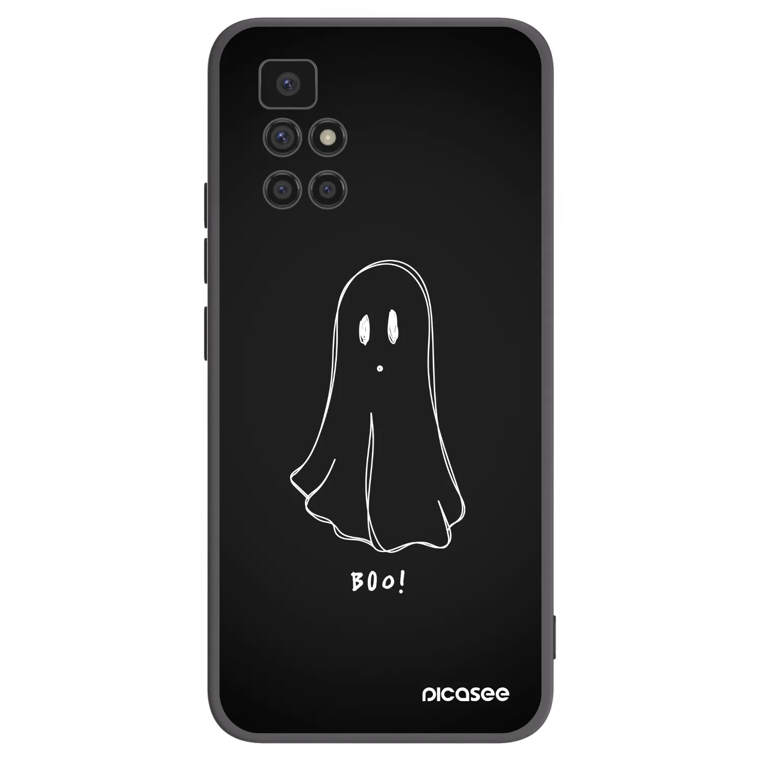 Picasee silikonový černý obal pro Xiaomi Redmi 10 - Ghost 2