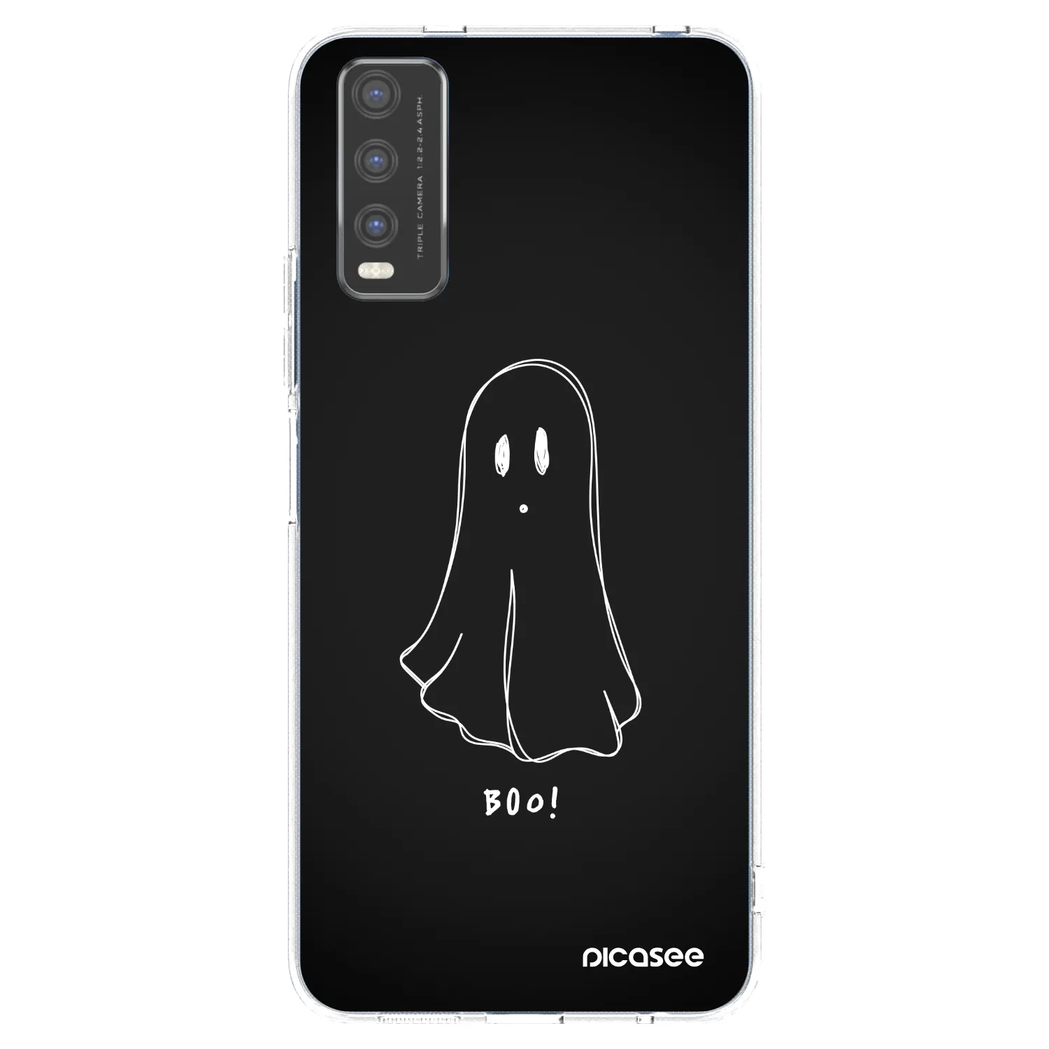 Picasee silikonový průhledný obal pro Vivo Y20s - Ghost 2