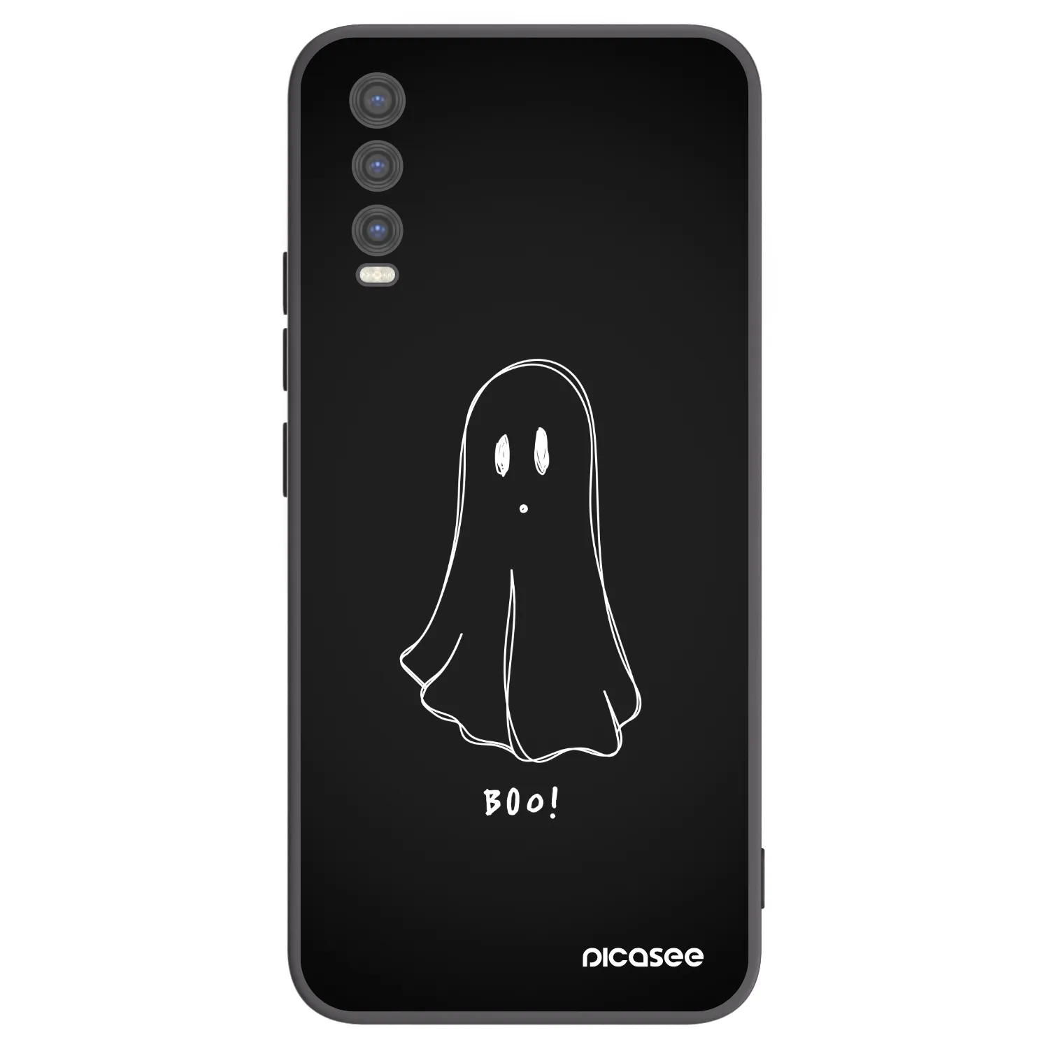 Picasee silikonový černý obal pro Vivo Y20s - Ghost 2