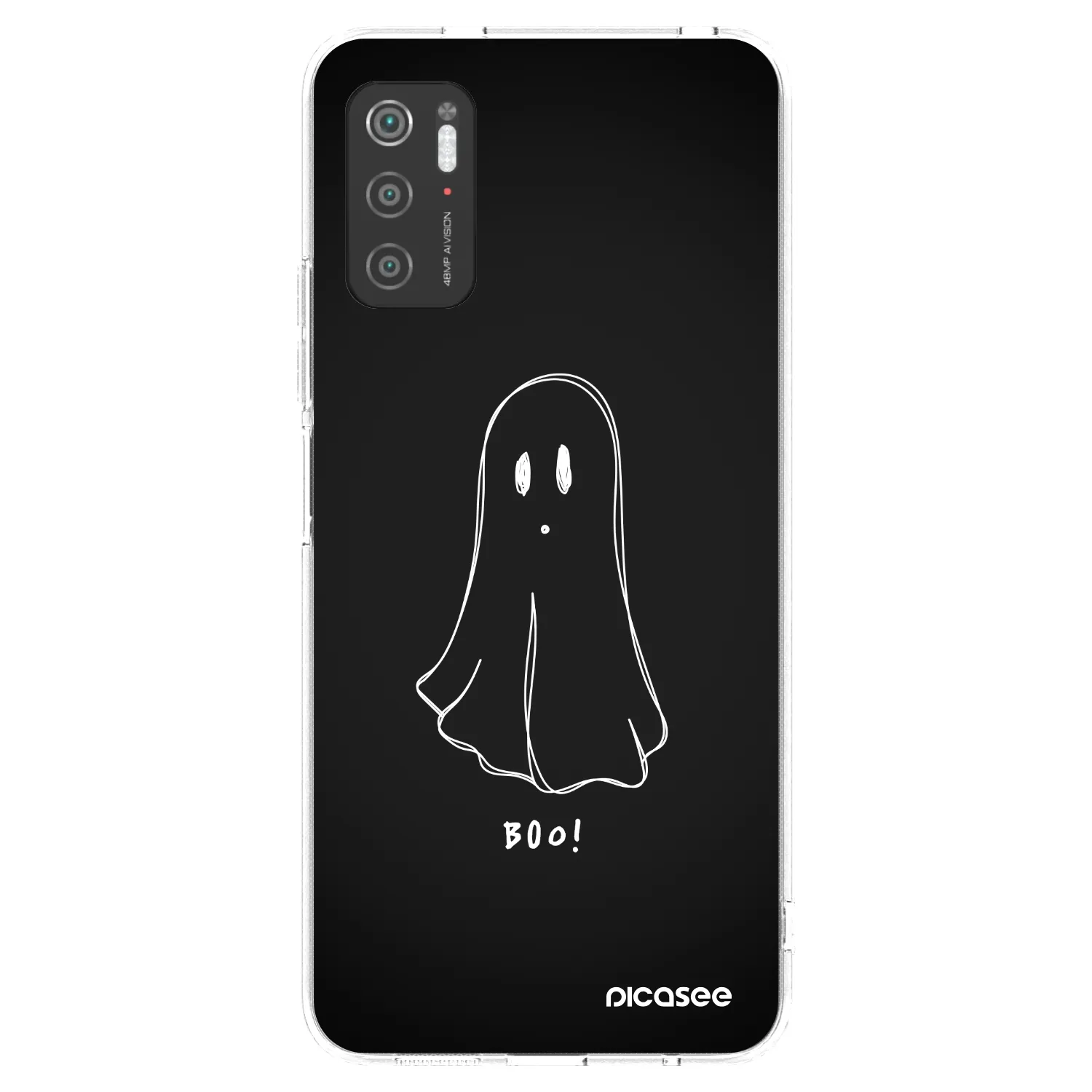 Picasee silikonový průhledný obal pro Xiaomi Poco M3 Pro 5G - Ghost 2