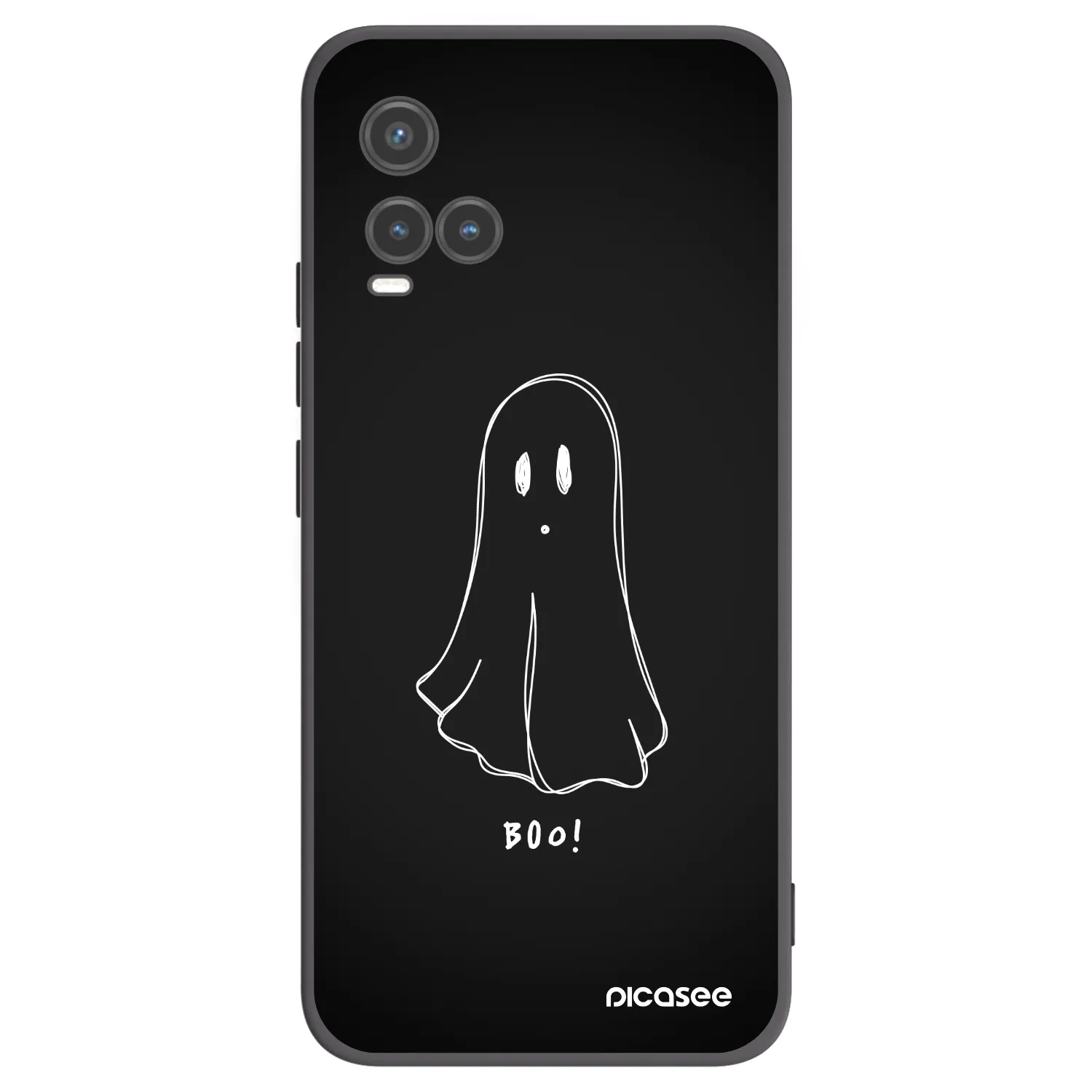 Picasee silikonový černý obal pro Vivo Y33s - Ghost 2