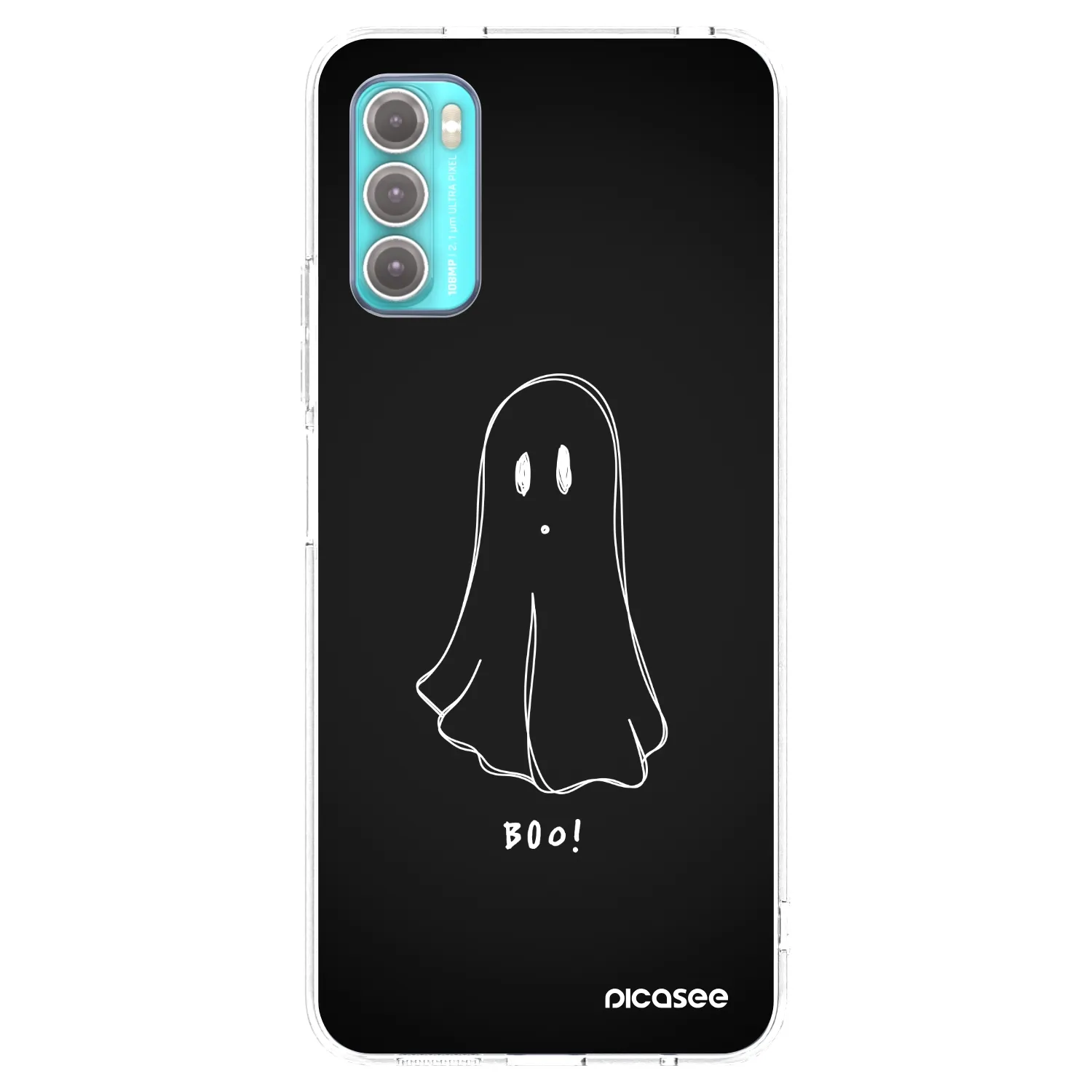 Picasee silikonový průhledný obal pro Motorola Moto G60 - Ghost 2