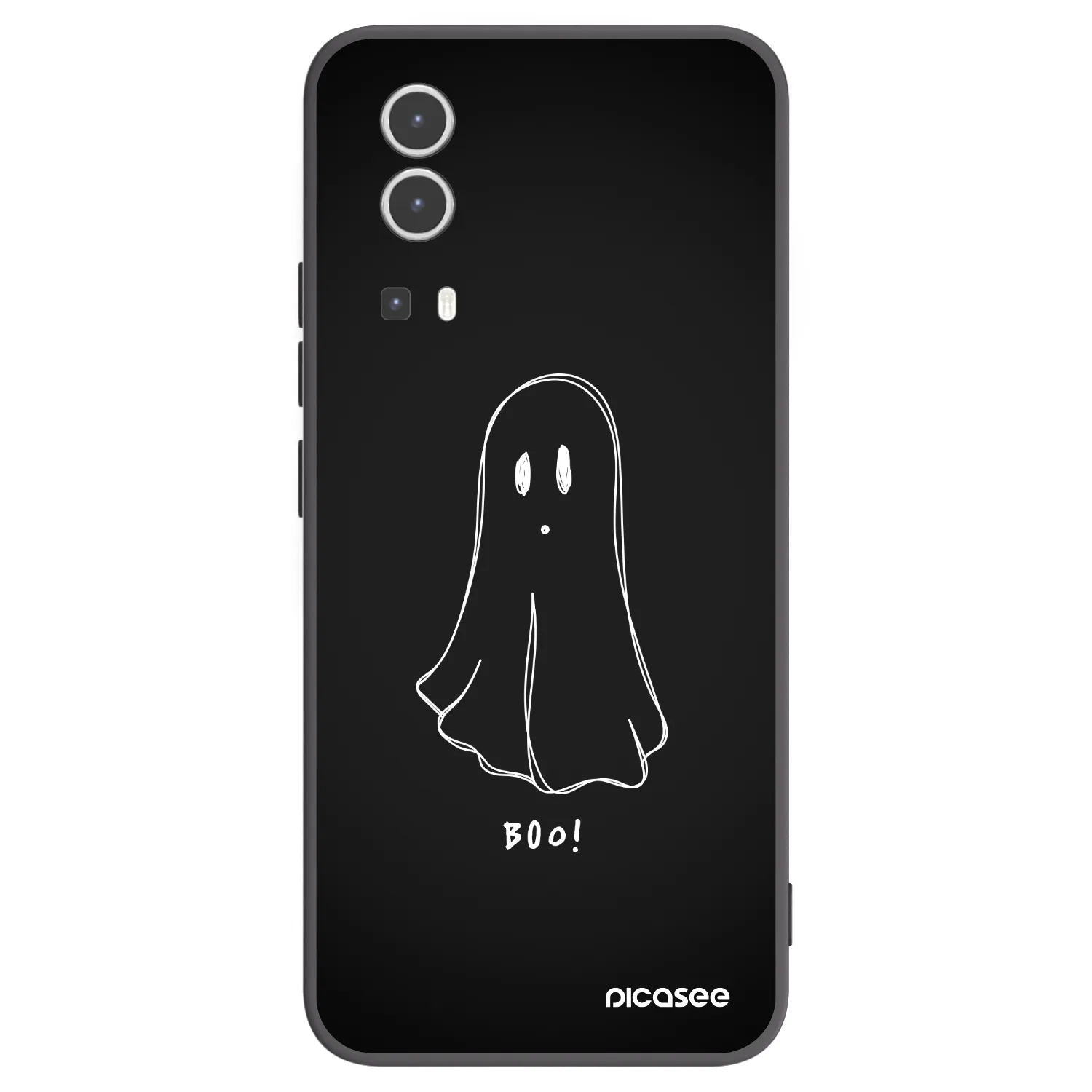 Picasee silikonový černý obal pro Vivo Y72 5G - Ghost 2