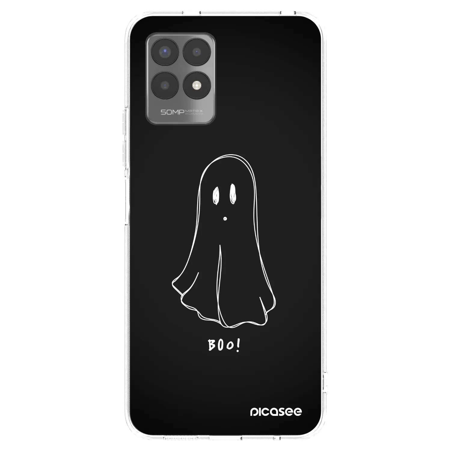 Picasee silikonový průhledný obal pro Realme 8i - Ghost 2