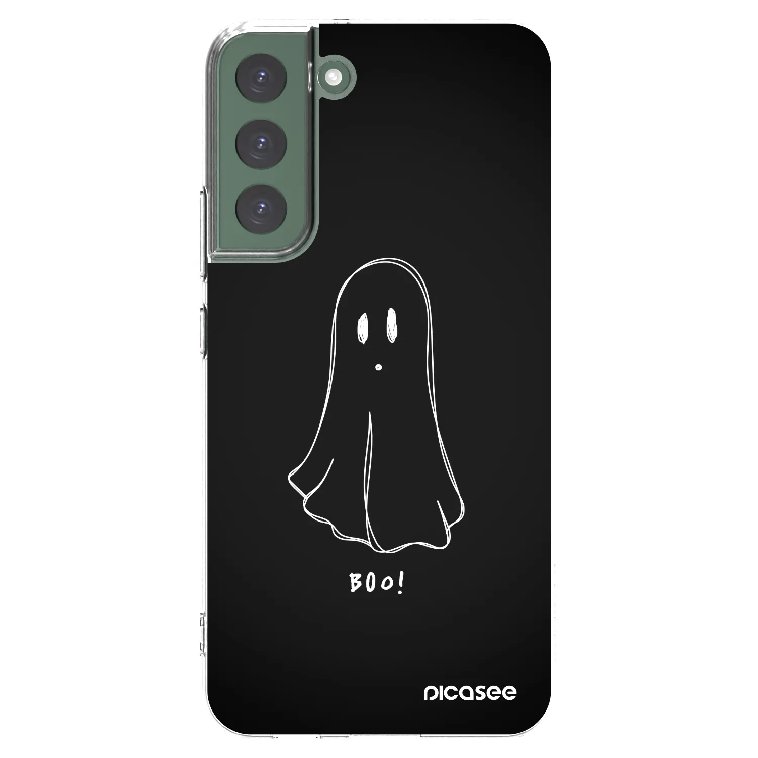 Picasee silikonový průhledný obal pro Samsung Galaxy S22+ 5G - Ghost 2