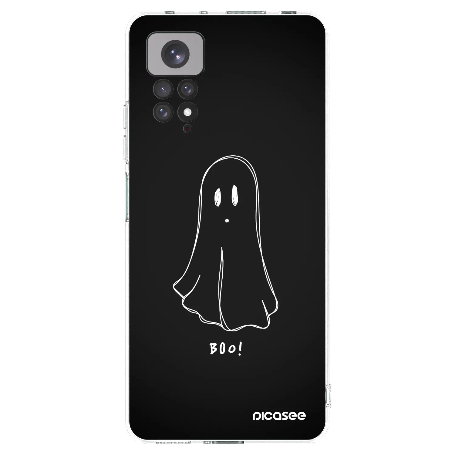 Picasee silikonový průhledný obal pro Xiaomi Redmi Note 11 - Ghost 2