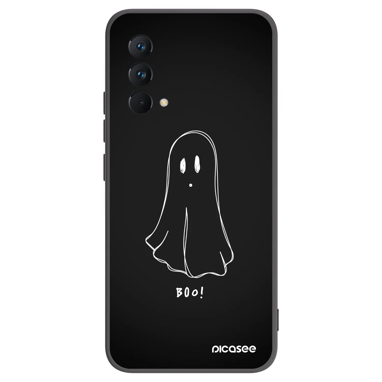 Picasee silikonový černý obal pro Realme GT Master Edition 5G - Ghost 2