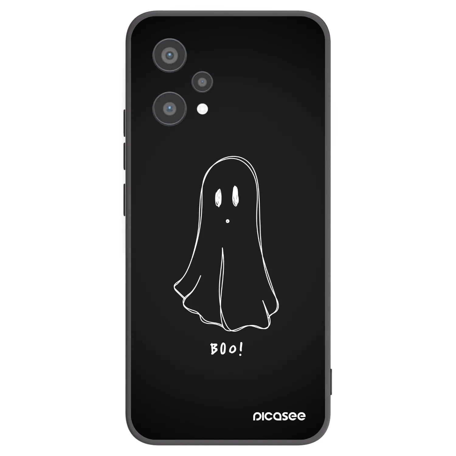 Picasee silikonový černý obal pro Realme 9 Pro 5G - Ghost 2