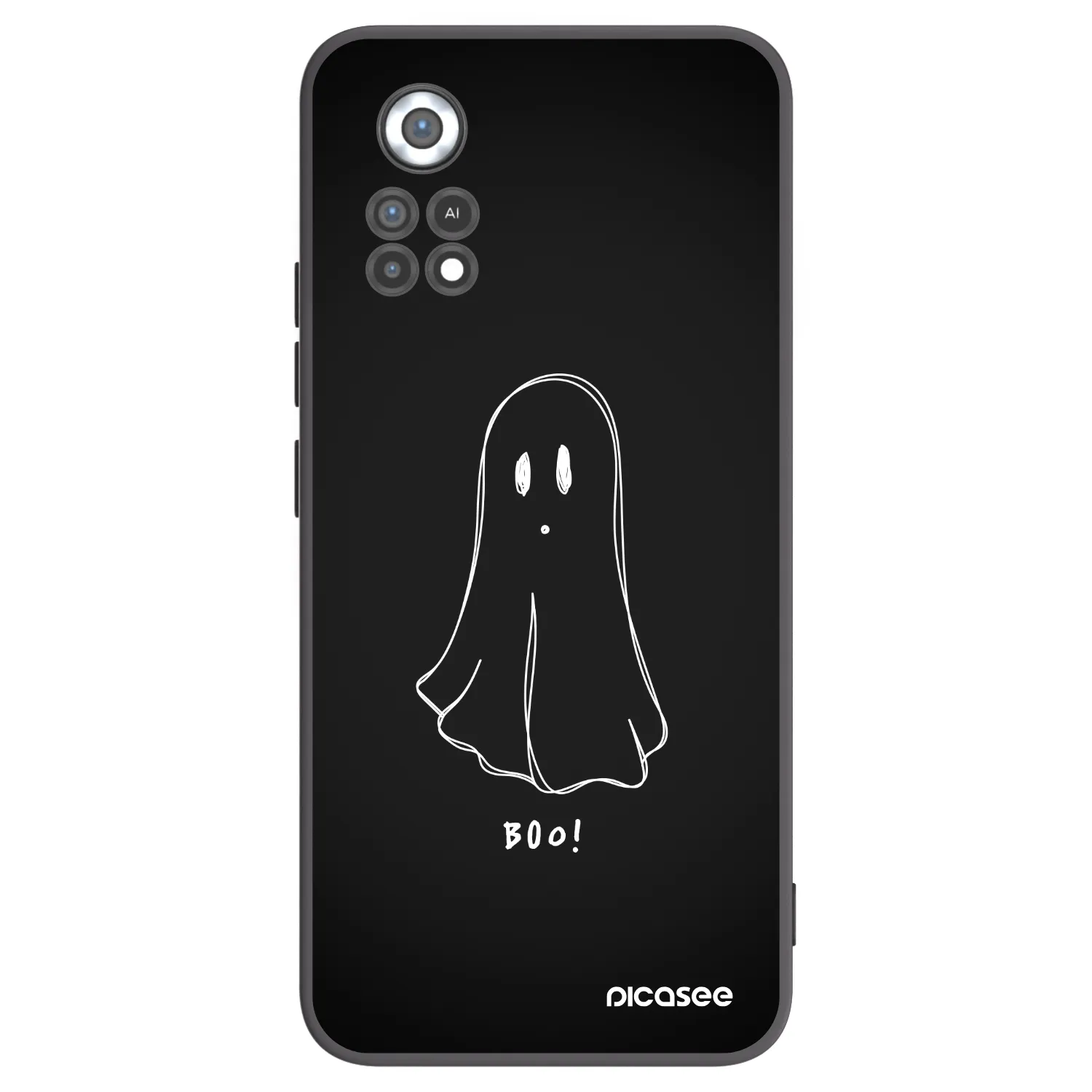 Picasee silikonový černý obal pro Xiaomi Poco X4 Pro 5G - Ghost 2