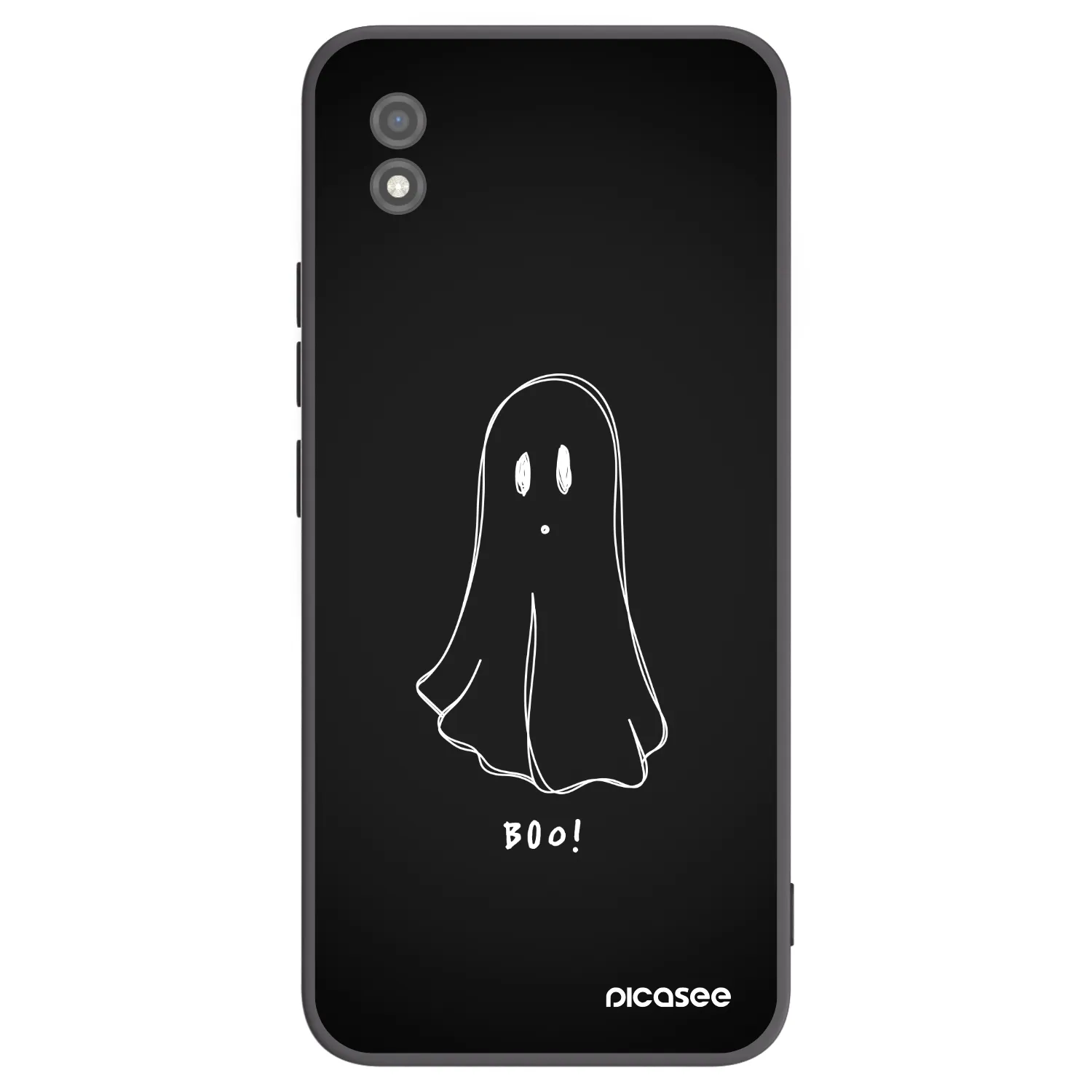 Picasee silikonový černý obal pro Realme C11 (2021) - Ghost 2