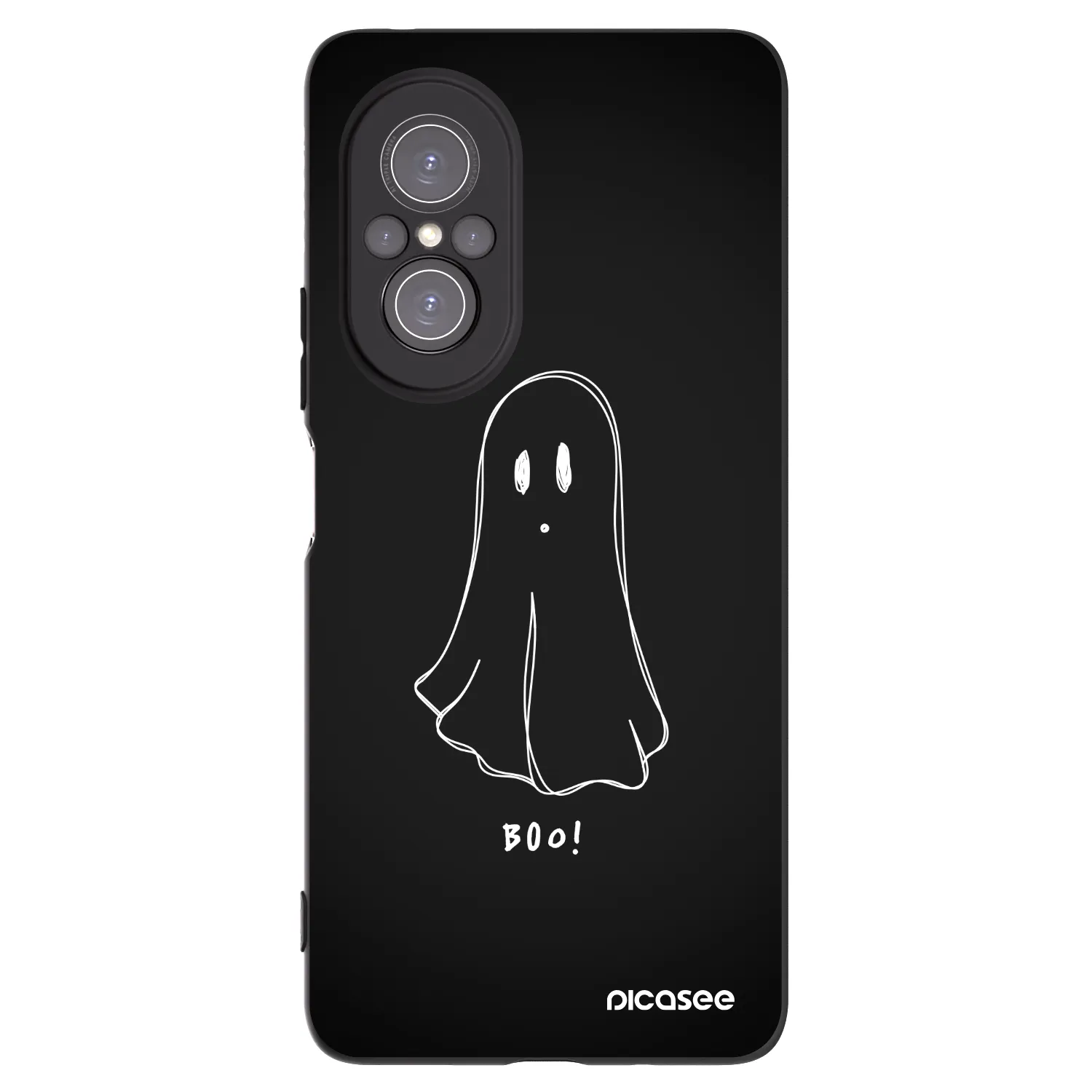 Picasee silikonový černý obal pro Huawei Nova 9 SE - Ghost 2