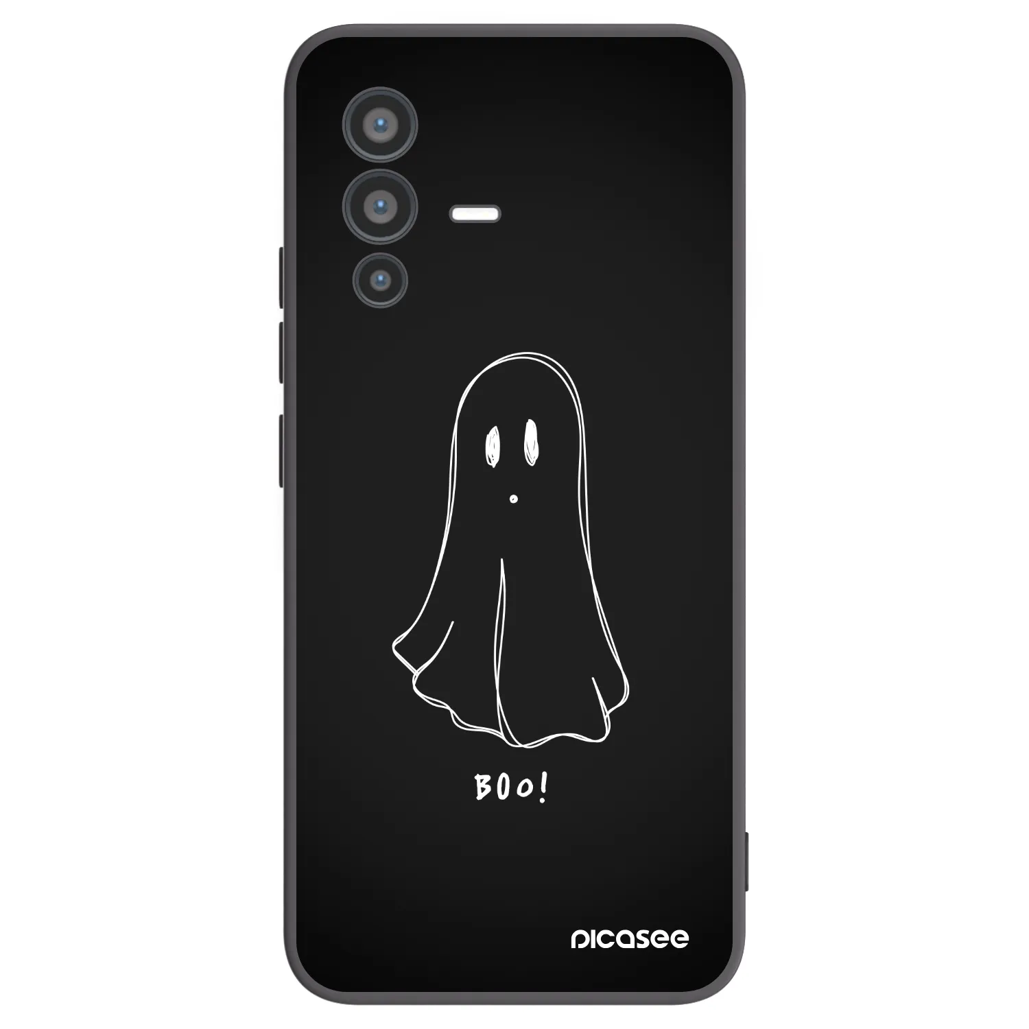 Picasee silikonový černý obal pro Vivo V23 5G - Ghost 2