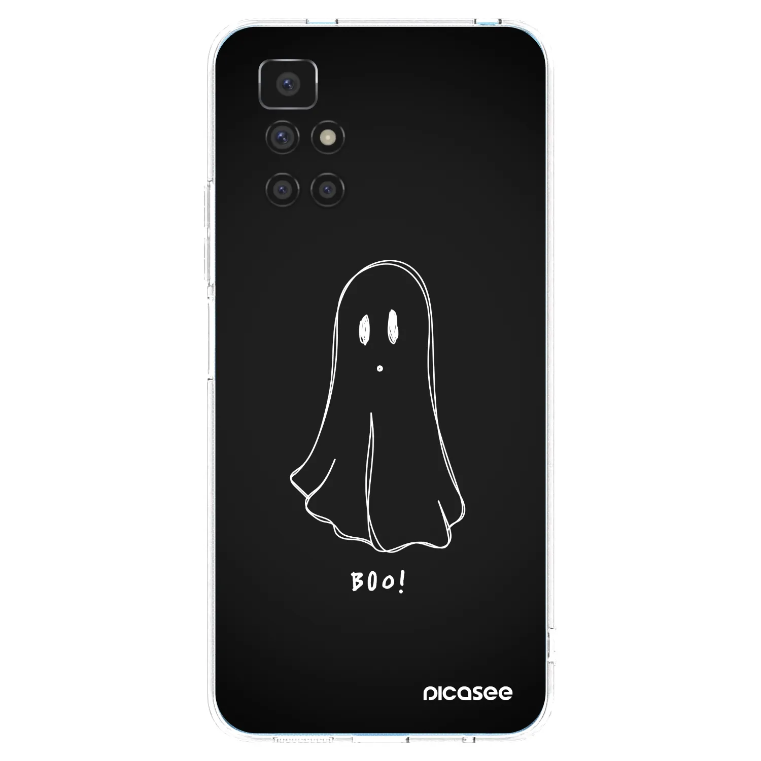Picasee silikonový průhledný obal pro Xiaomi Redmi 10 (2022) - Ghost 2