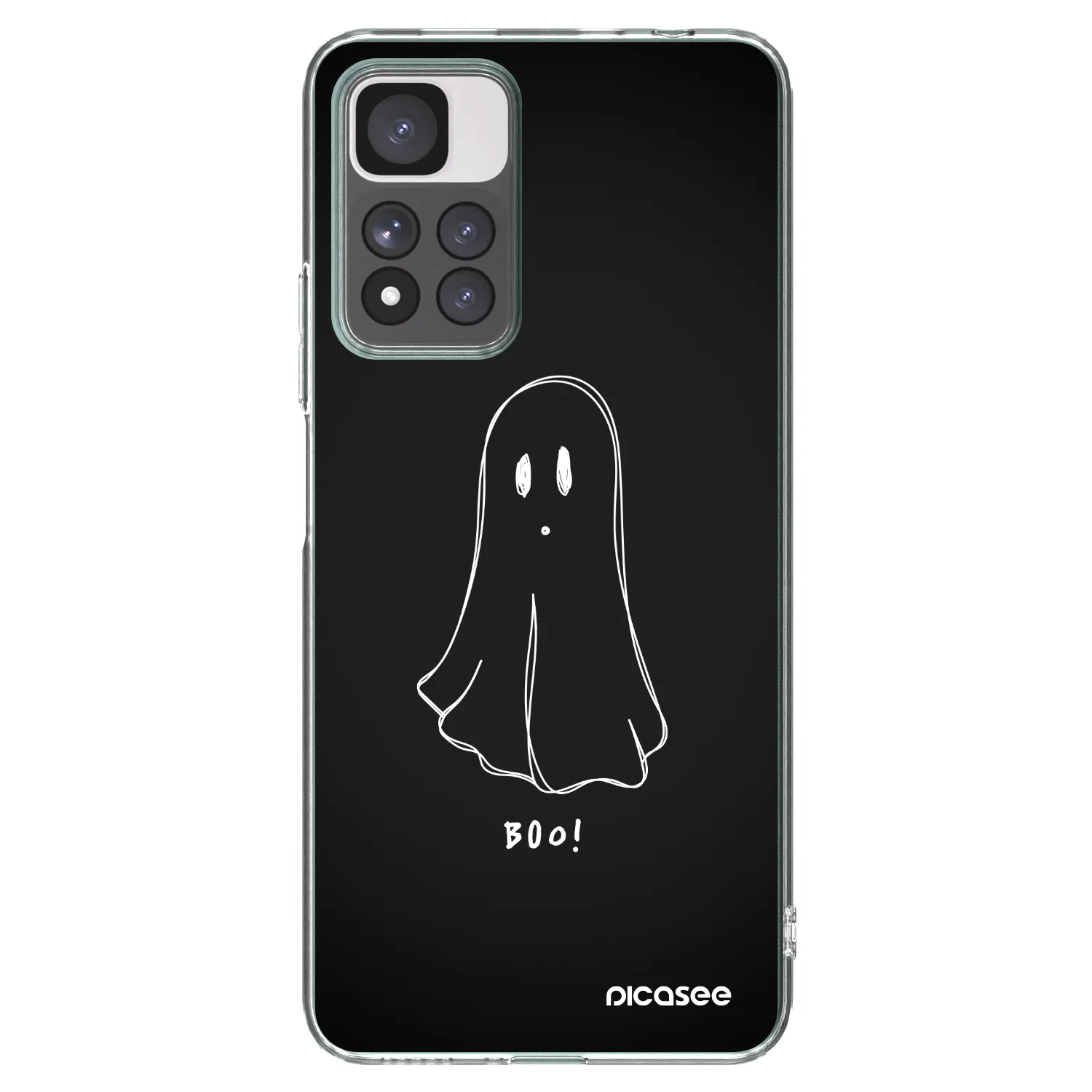 Picasee silikonový průhledný obal pro Xiaomi Redmi Note 11 Pro+ 5G - Ghost 2