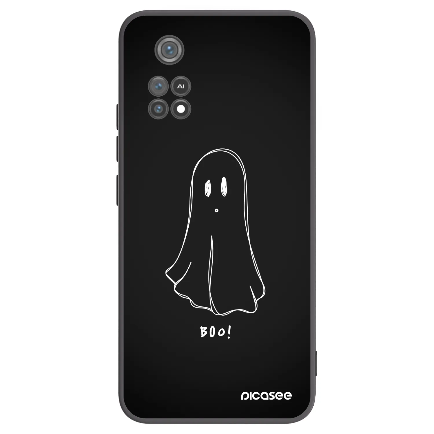 Picasee silikonový černý obal pro Xiaomi Poco M4 Pro - Ghost 2