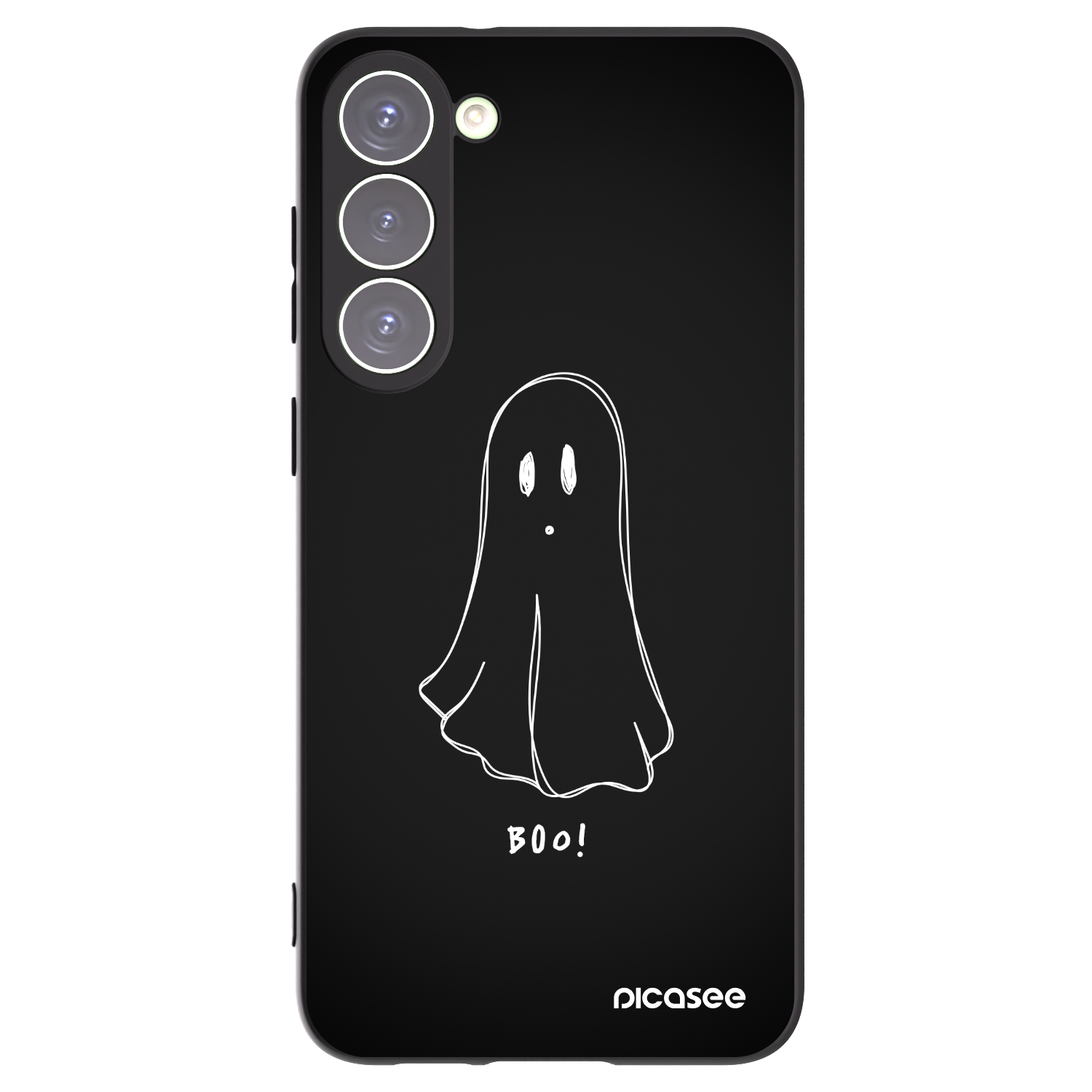 Picasee silikonový černý obal pro Samsung Galaxy S23+ 5G - Ghost 2