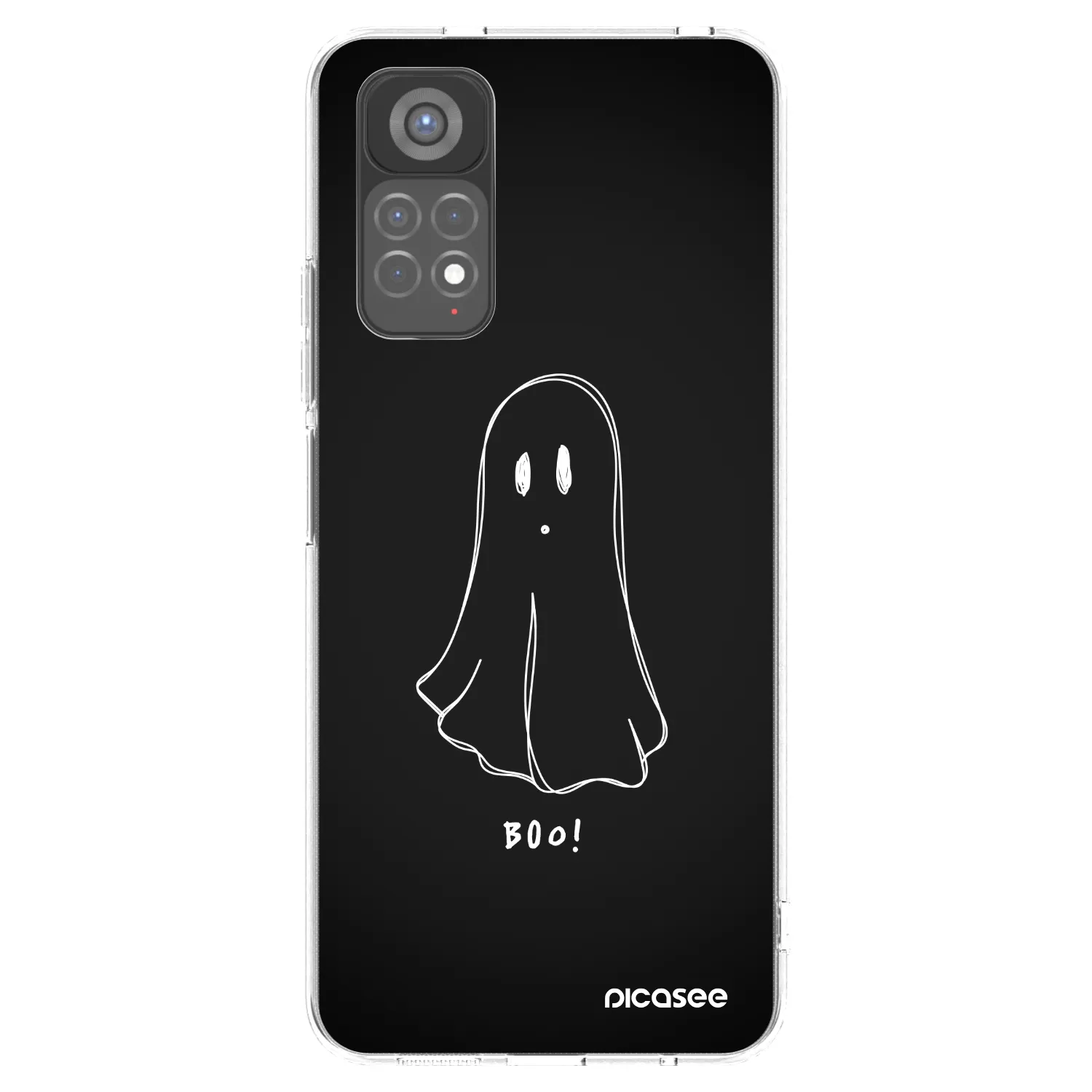 Picasee silikonový průhledný obal pro Xiaomi Redmi Note 11S 5G - Ghost 2