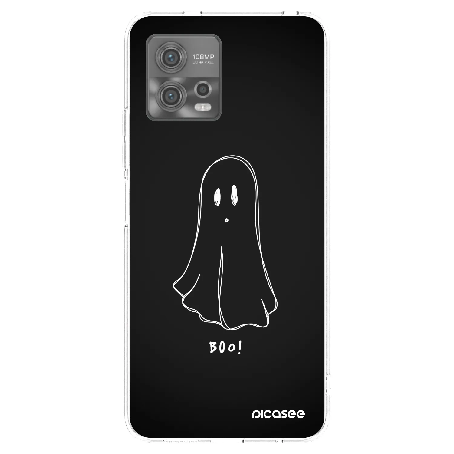 Picasee silikonový průhledný obal pro Motorola Moto G72 - Ghost 2