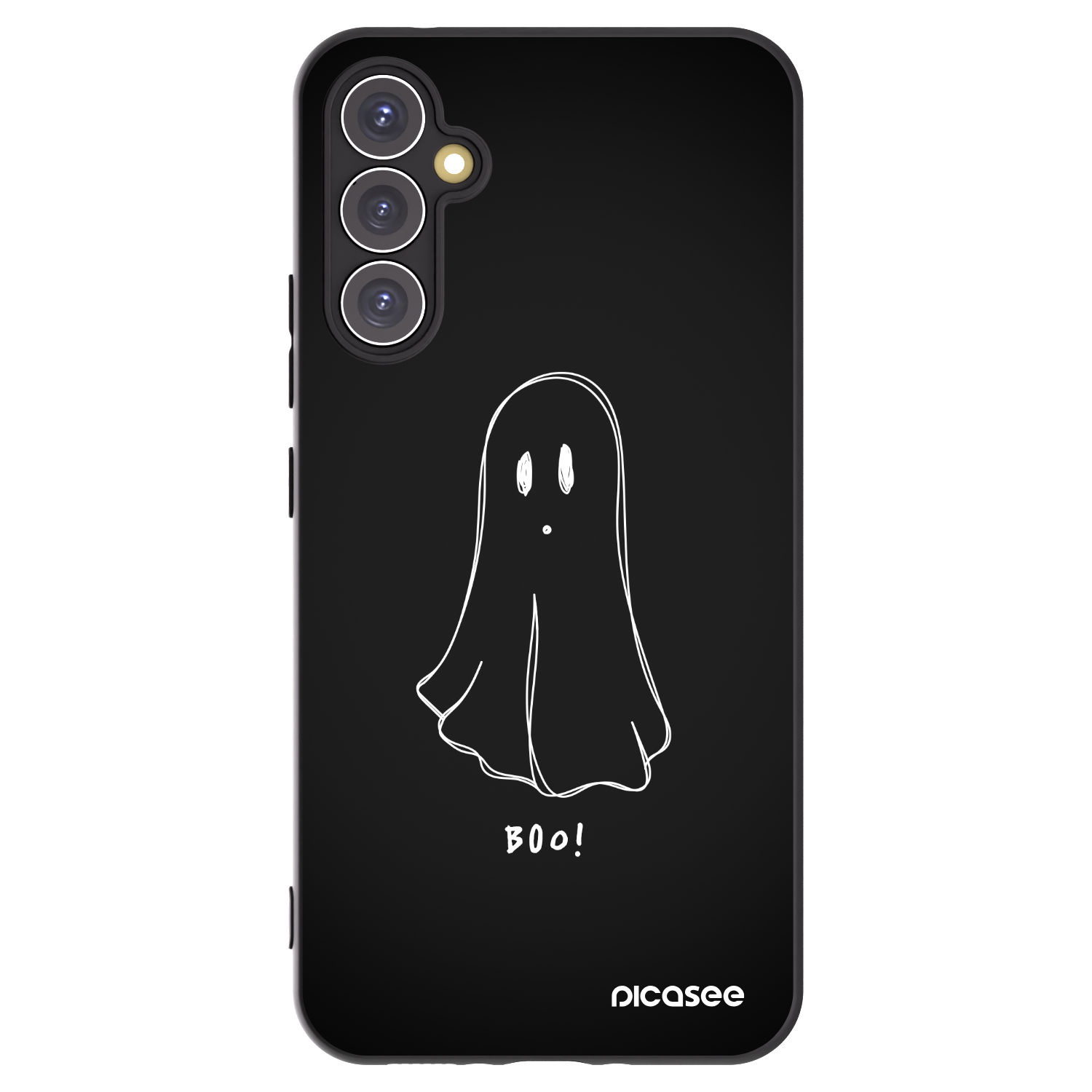Picasee silikonový černý obal pro Samsung Galaxy A34 5G A346B - Ghost 2