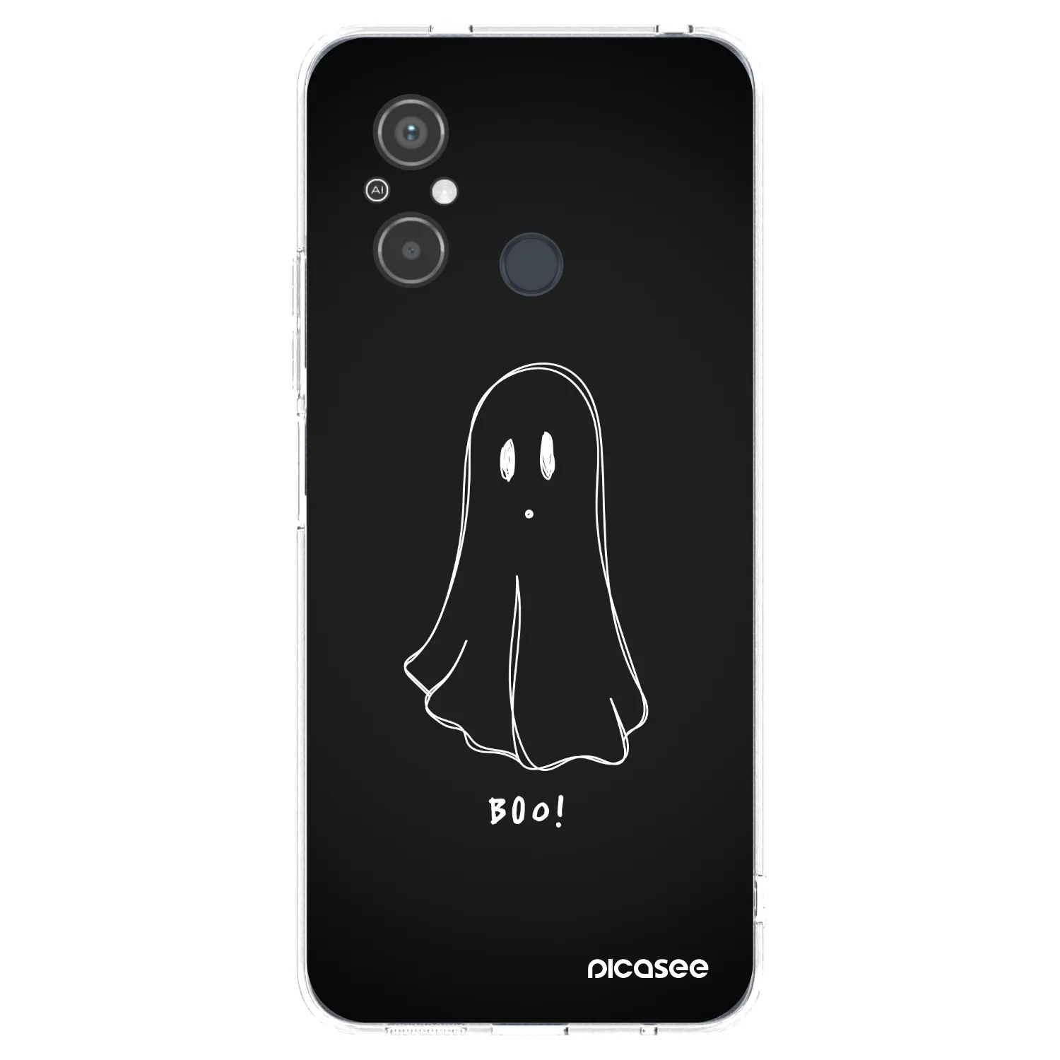 Picasee silikonový průhledný obal pro Xiaomi Redmi 12C - Ghost 2