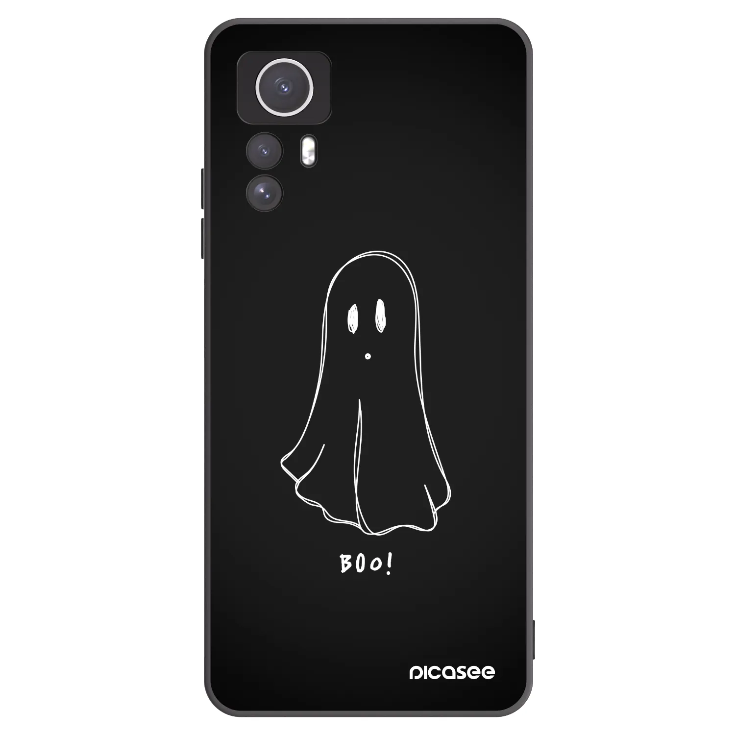 Picasee silikonový černý obal pro Xiaomi Redmi Note 12S - Ghost 2