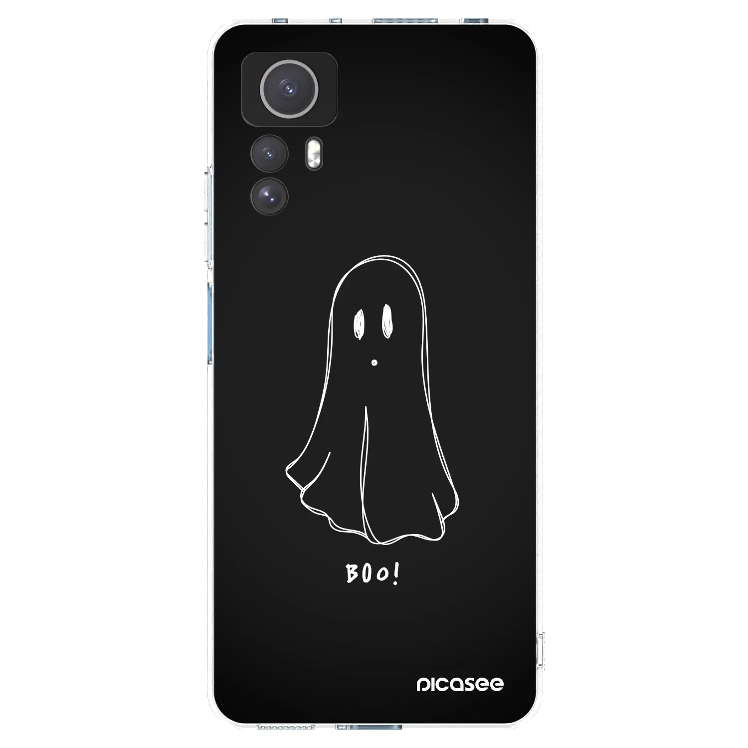 Picasee silikonový průhledný obal pro Xiaomi Redmi Note 12S - Ghost 2