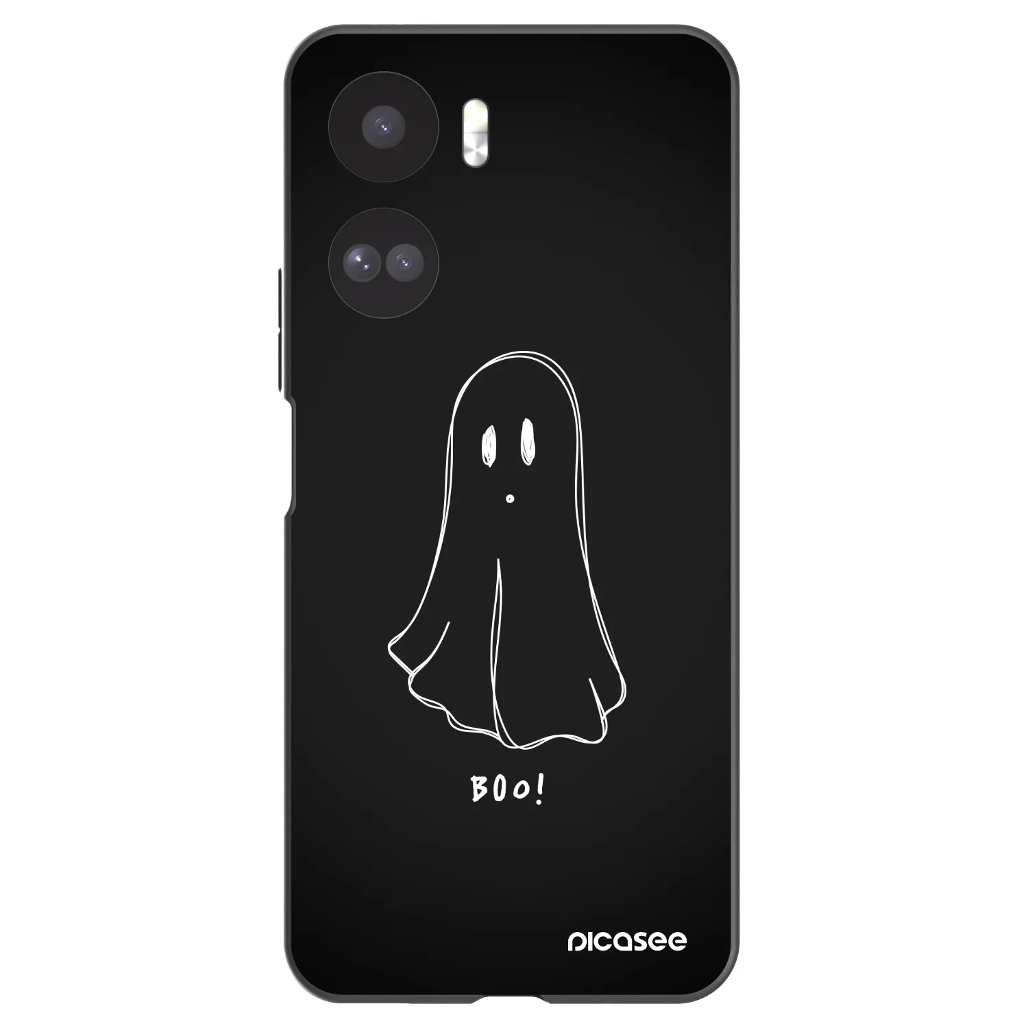 Picasee silikonový černý obal pro Honor 90 Lite 5G - Ghost 2