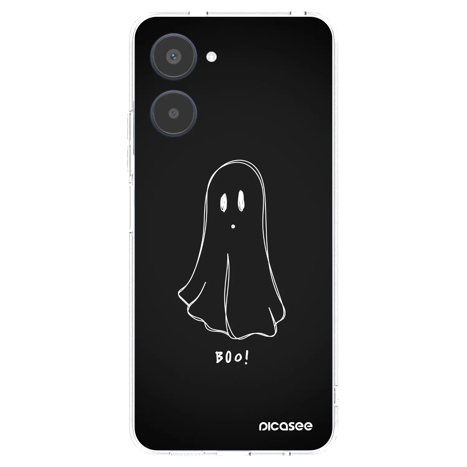 Picasee silikonový průhledný obal pro Realme 10 4G - Ghost 2
