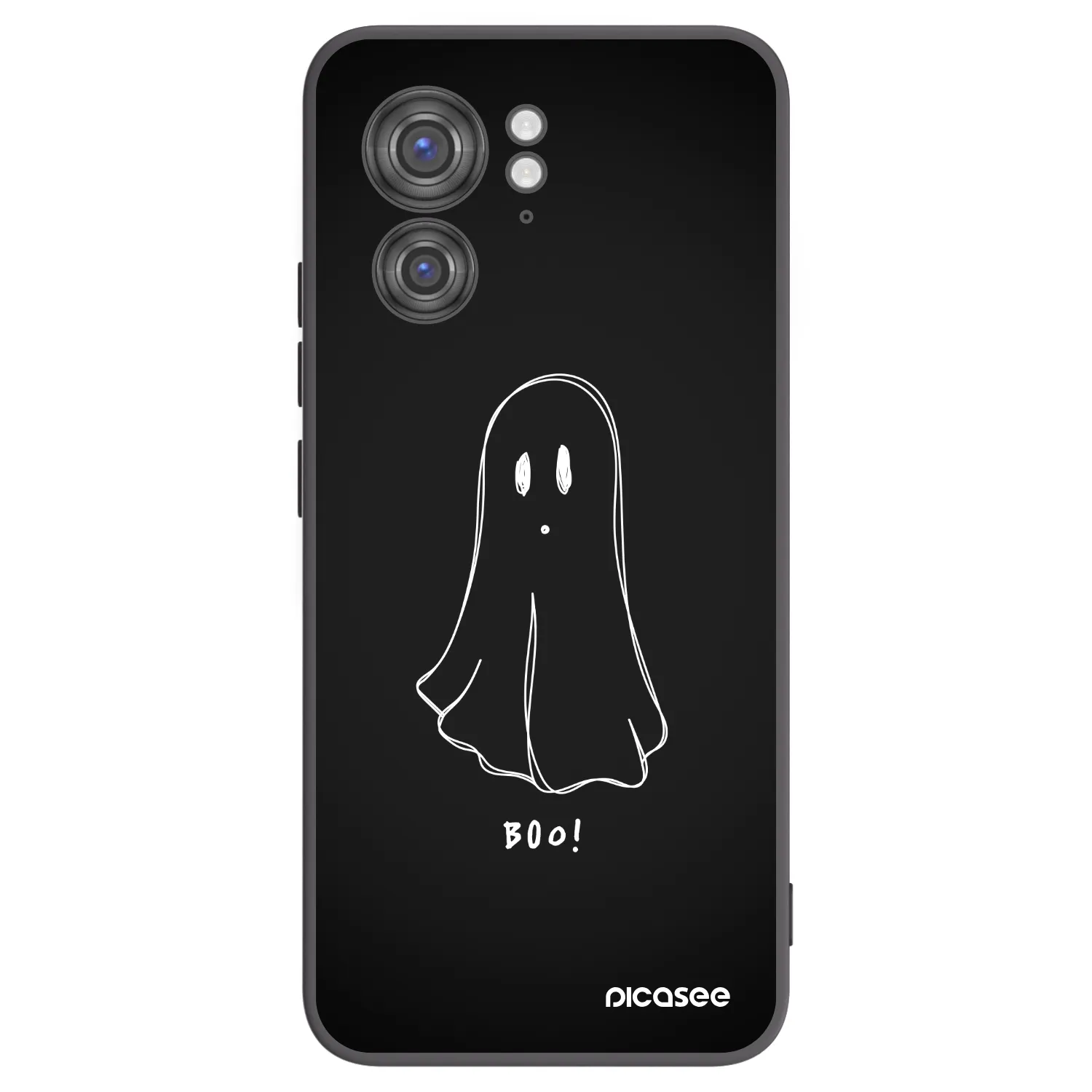 Picasee silikonový černý obal pro Motorola Edge 40 - Ghost 2