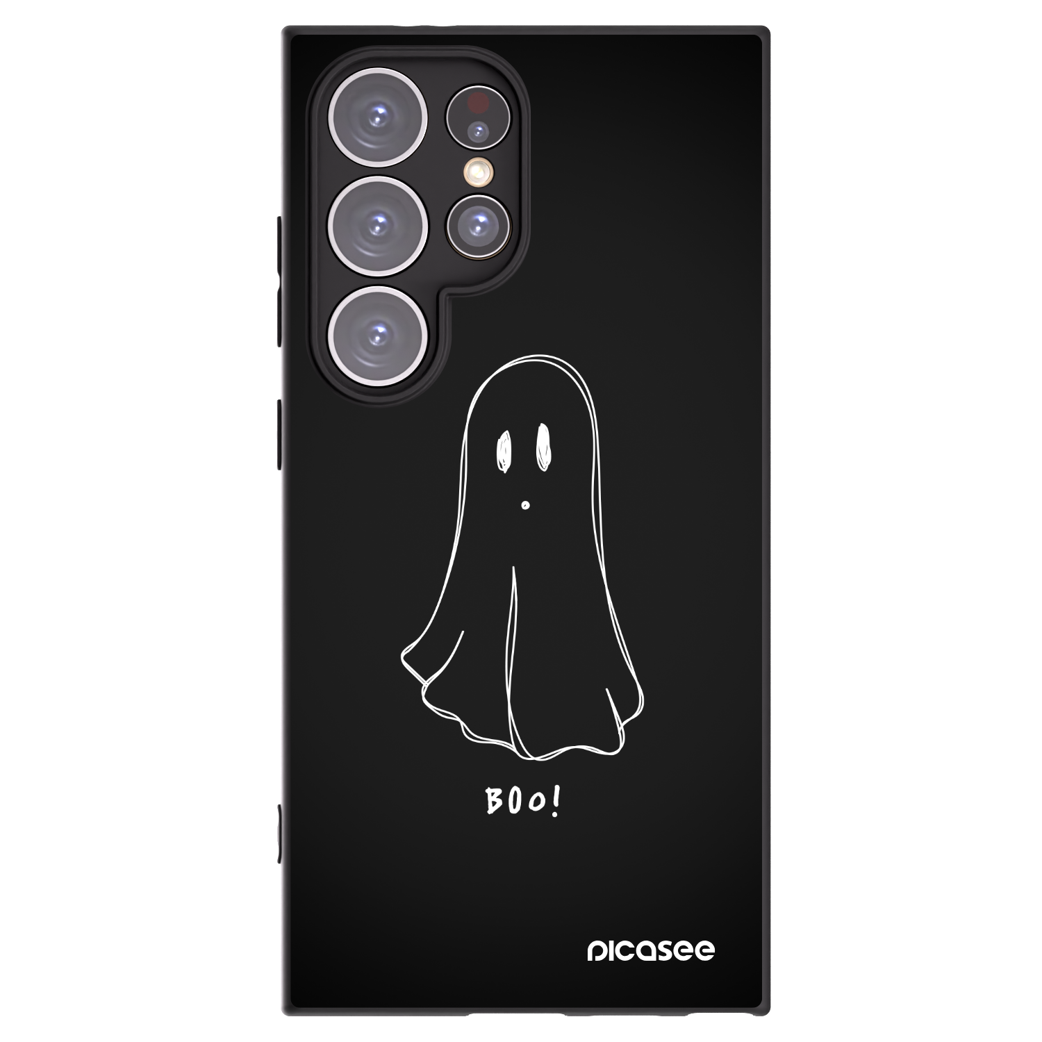 Picasee silikonový černý obal pro Samsung Galaxy S24 Ultra S928B 5G - Ghost 2
