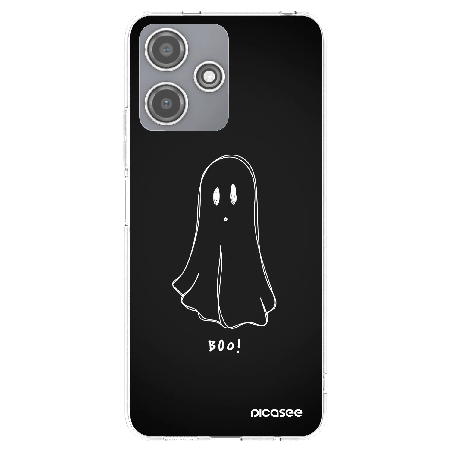 Picasee silikonový průhledný obal pro Xiaomi Redmi 12 5G - Ghost 2