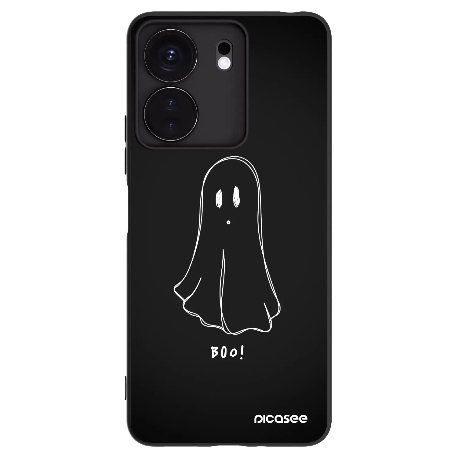 Picasee silikonový černý obal pro Xiaomi Redmi 13C 4G - Ghost 2