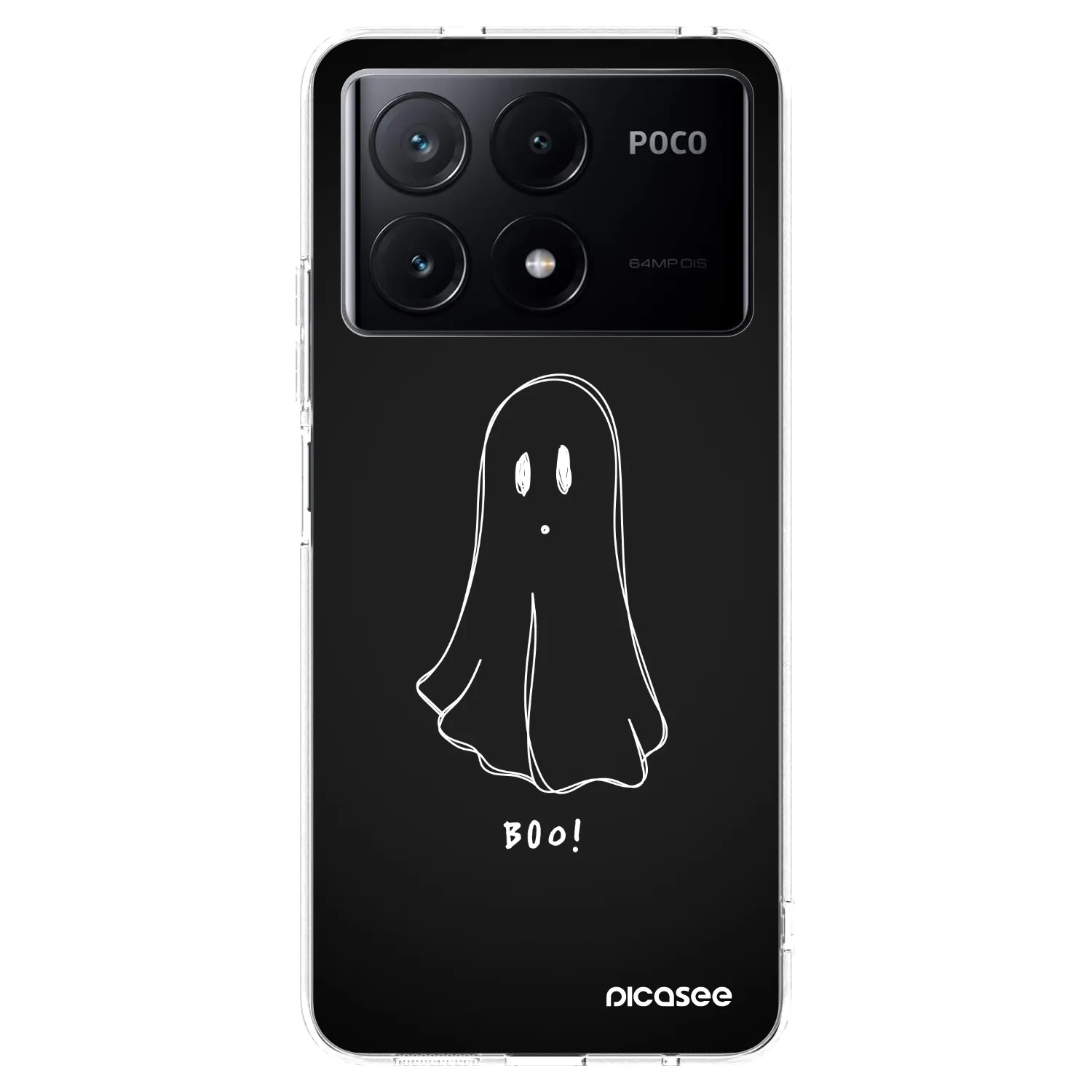 Picasee silikonový průhledný obal pro Xiaomi Poco X6 Pro - Ghost 2