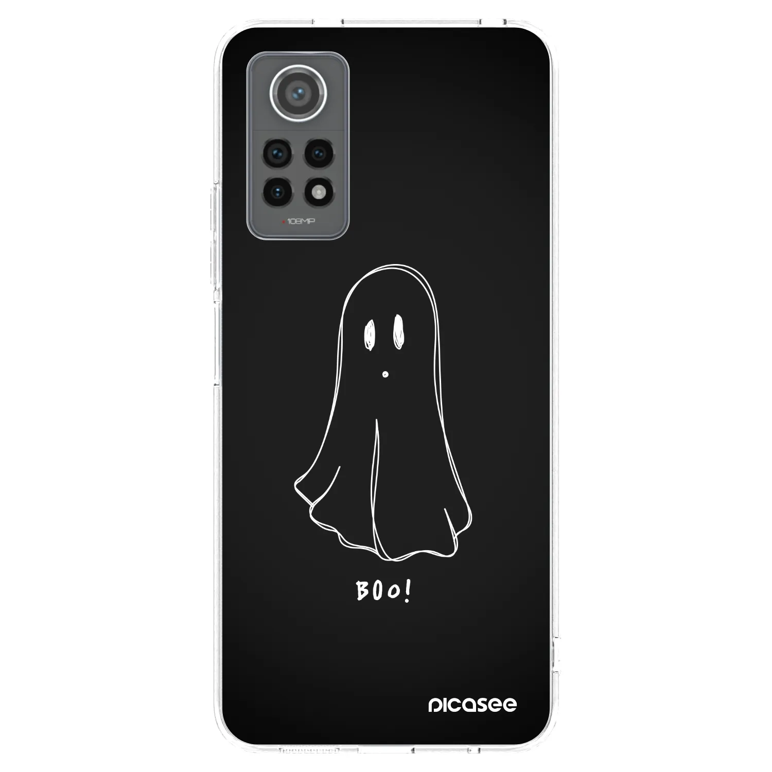 Picasee silikonový průhledný obal pro Xiaomi Redmi Note 12 Pro 4G - Ghost 2