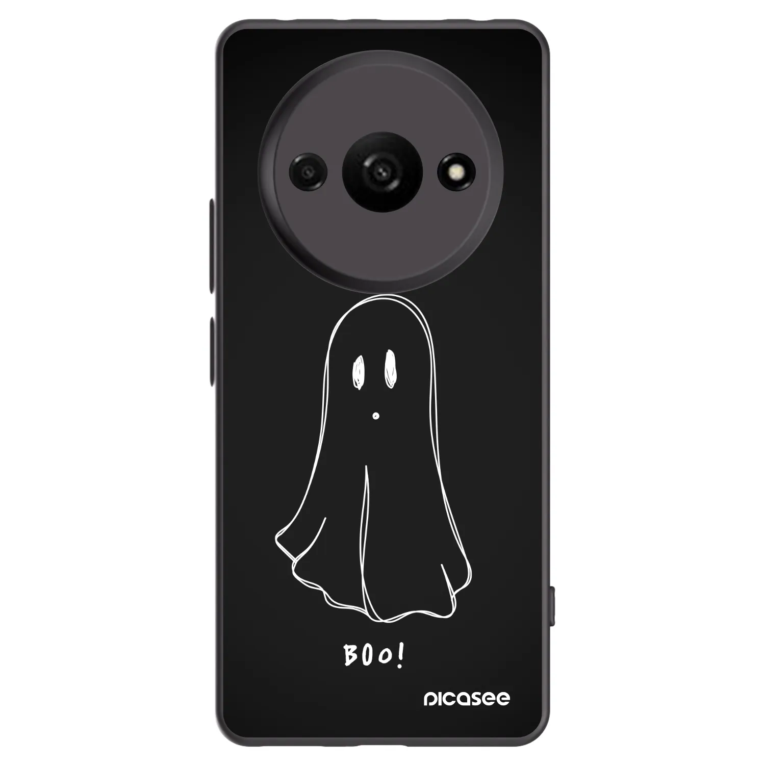 Picasee silikonový černý obal pro Xiaomi Redmi A3 - Ghost 2