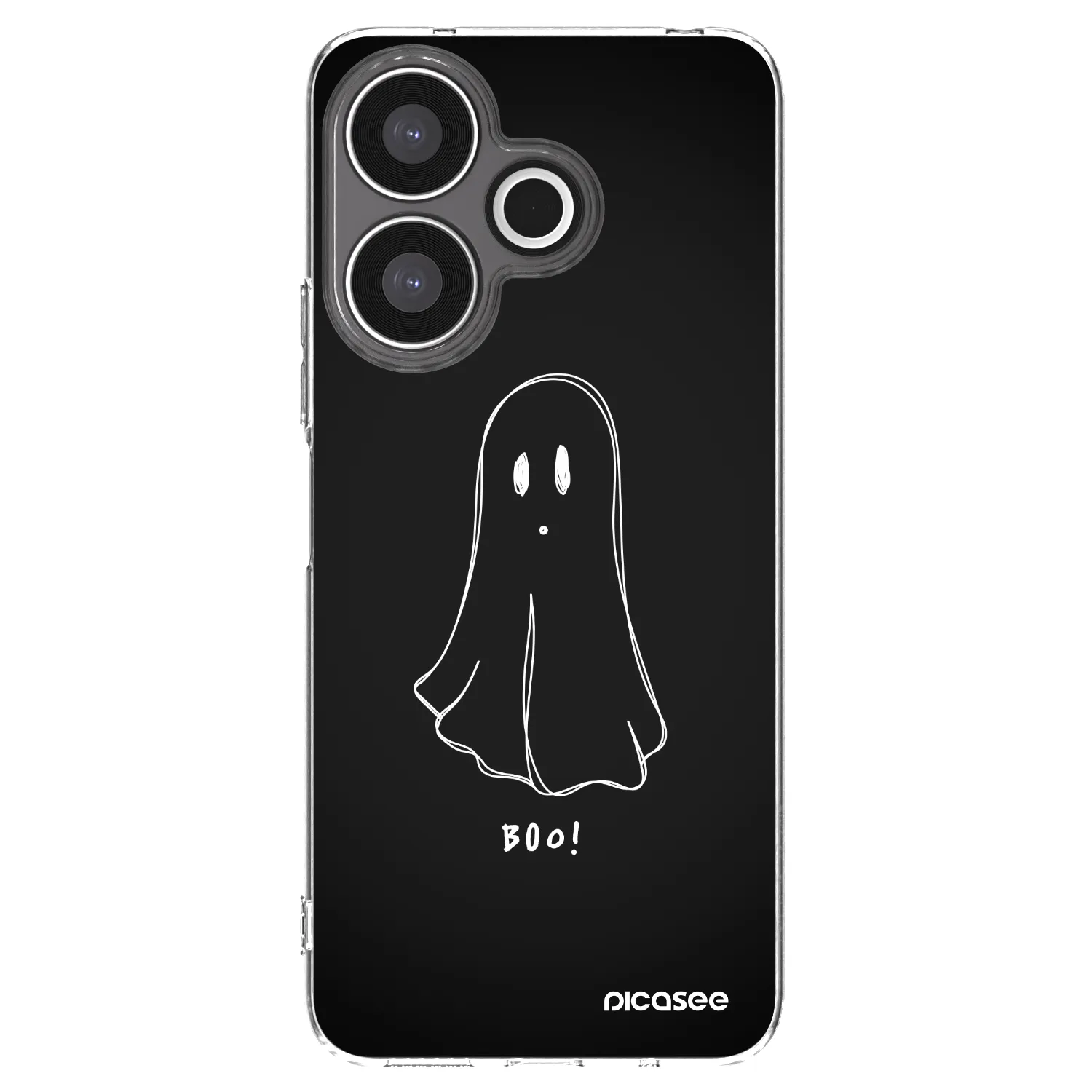 Picasee silikonový průhledný obal pro Xiaomi Redmi 13 4G - Ghost 2